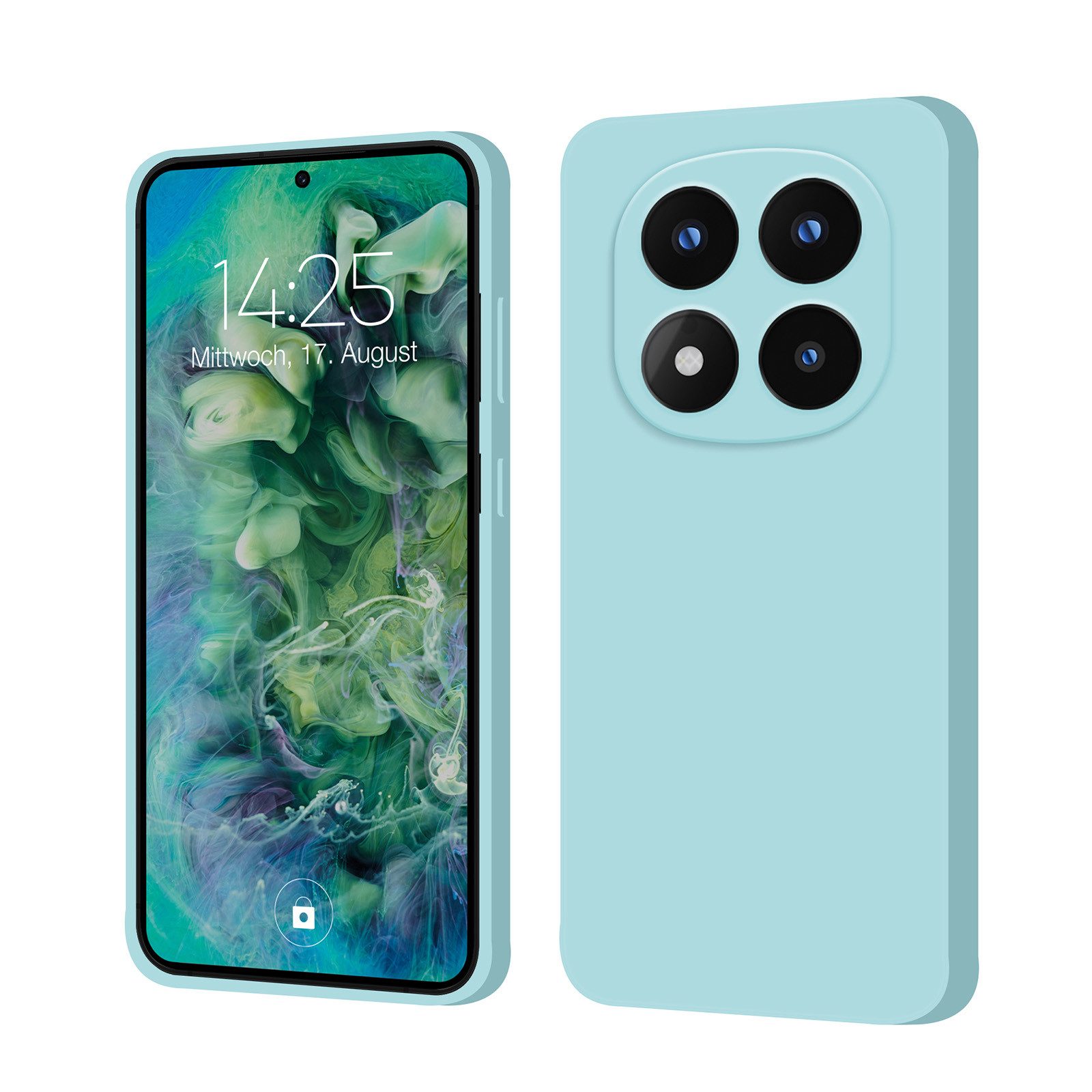 Tec-Expert Handyhülle SoftGrip Cover Hülle für Xiaomi Redmi Note 14 Pro+ 5G 6.67 Zoll, 6.67, Handy Case Bumper integrierter Kameraschutz flexibel