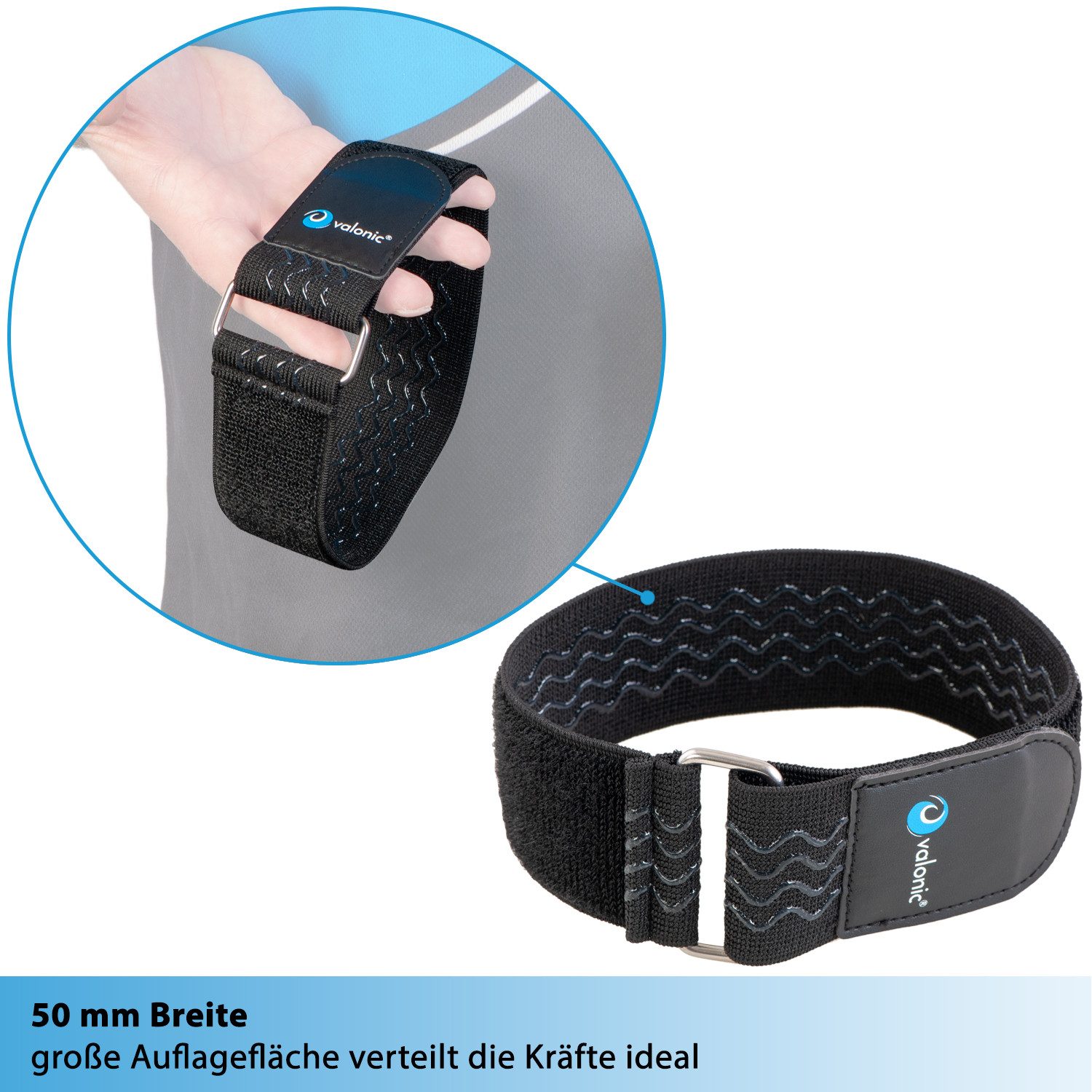 valonic Spanngurt Spanngurte Klettgurt SG-KG01-25 (4 Stück) - MANTIS !#Vater (4-St)