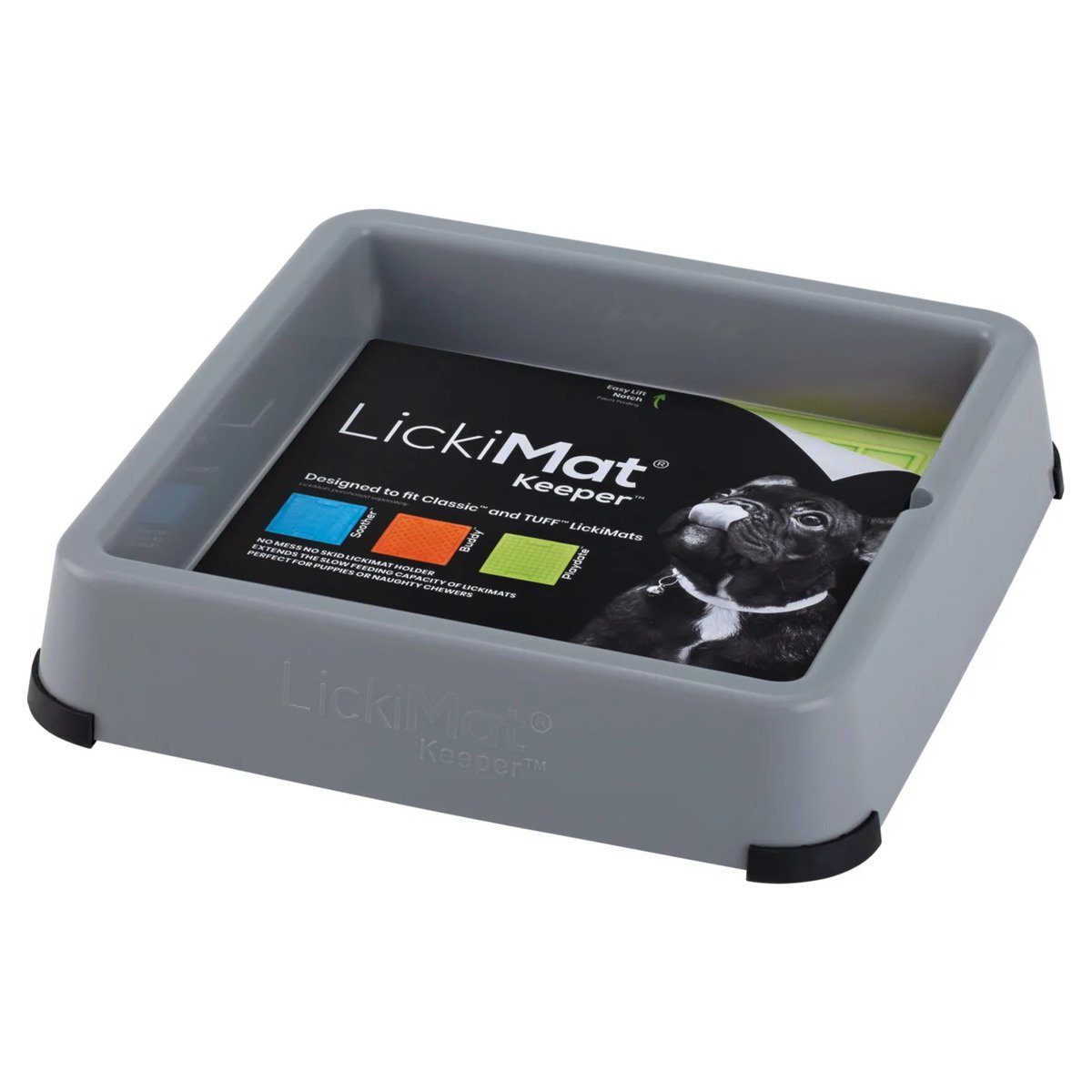 LickiMat Futternapf Keeper grey