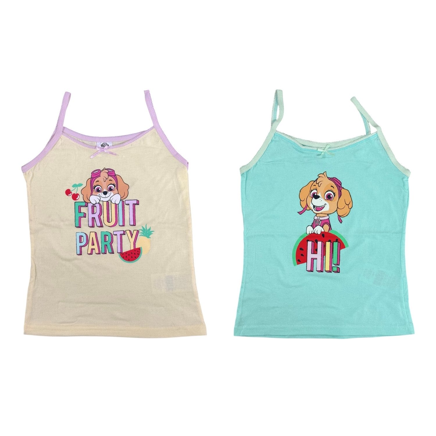 Nickelodeon Unterhemd 2er Pack Kinder Tank Top Träger Unterhemd Mädchen Gr. 98/104