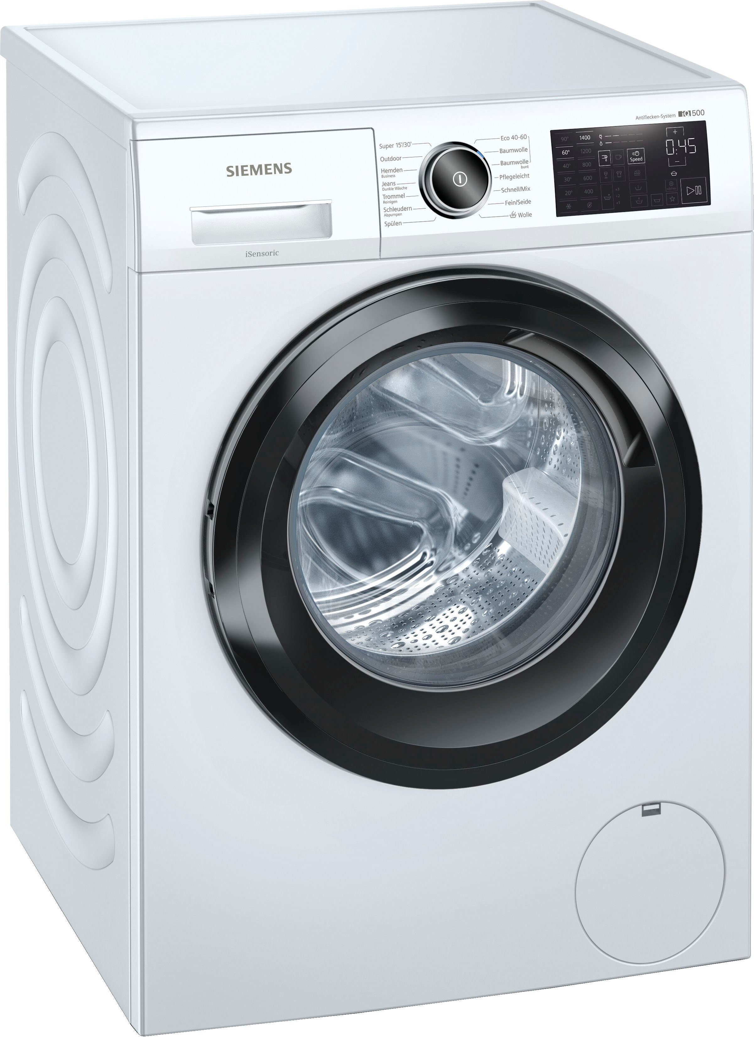 9 Waschmaschine U/min kg, 1400 iQ500 WM14URFCB, SIEMENS