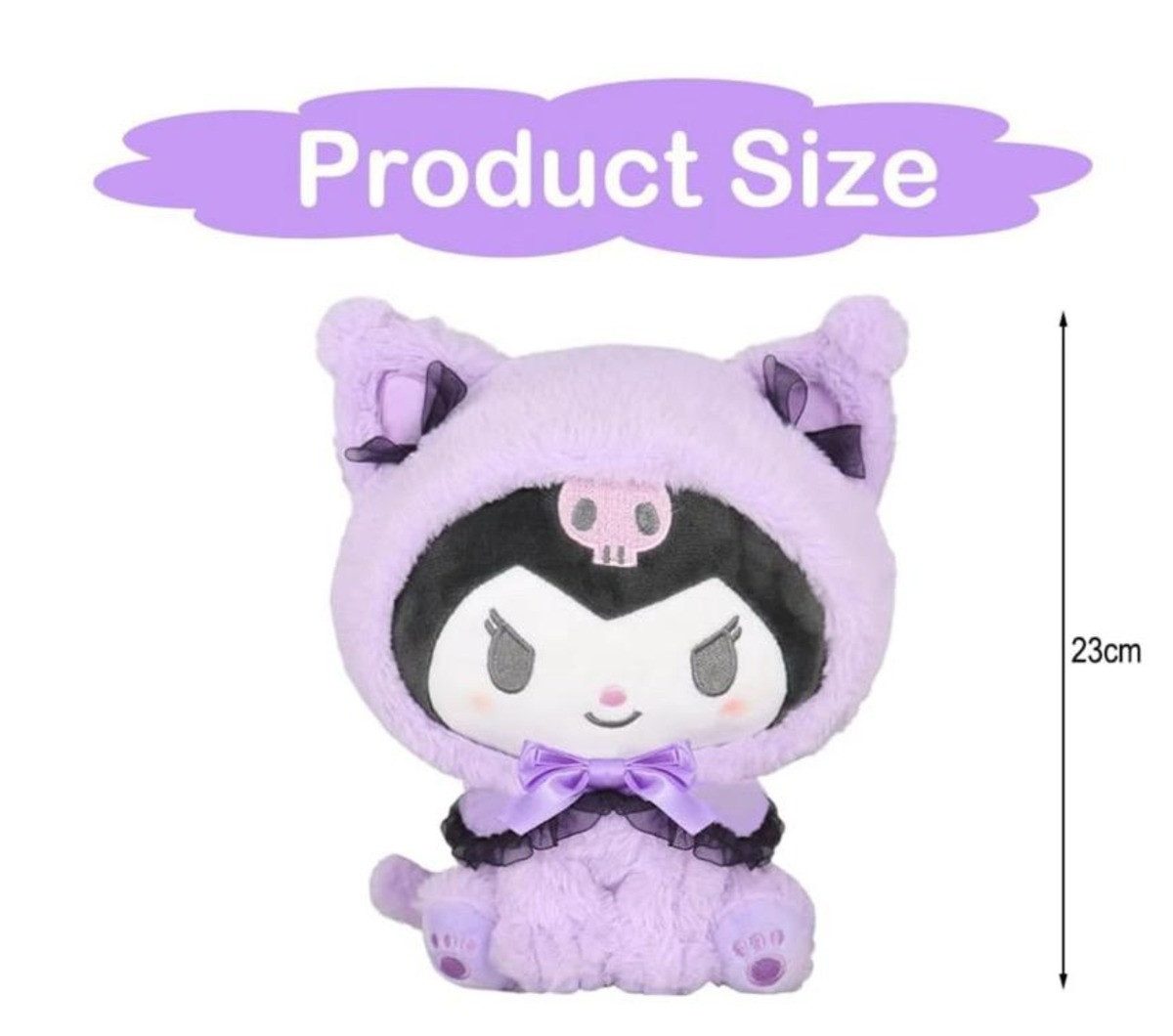 Wiztex Kuscheltier Sanrio Kuromi Plüschfigur 20-25 günstig online kaufen
