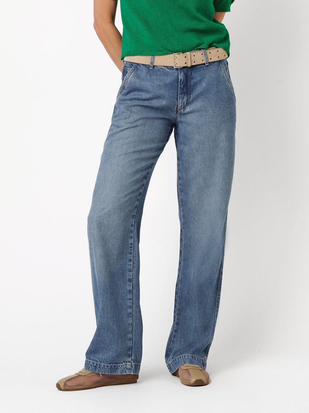 TONI Weite Jeans Liv im Five-Pocket Style