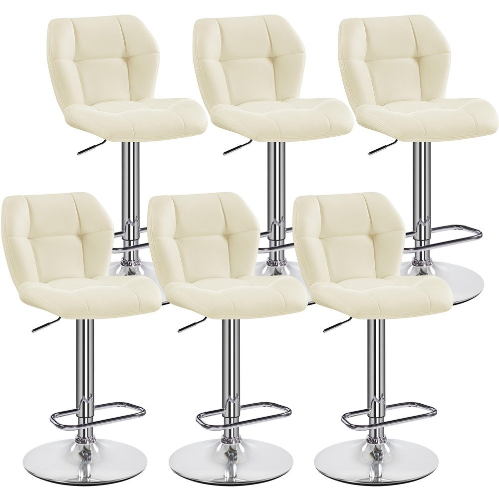 Yaheetech Barhocker (6 St), 1/2er-Set Barstühle günstig online kaufen