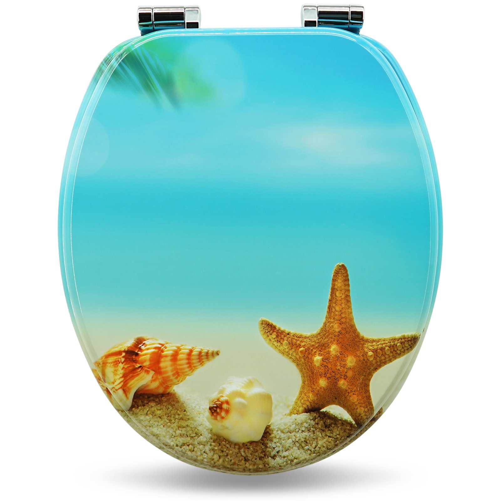 Sanfino WC-Sitz "Seastar Beach“ Premium Toilettendeckel günstig online kaufen