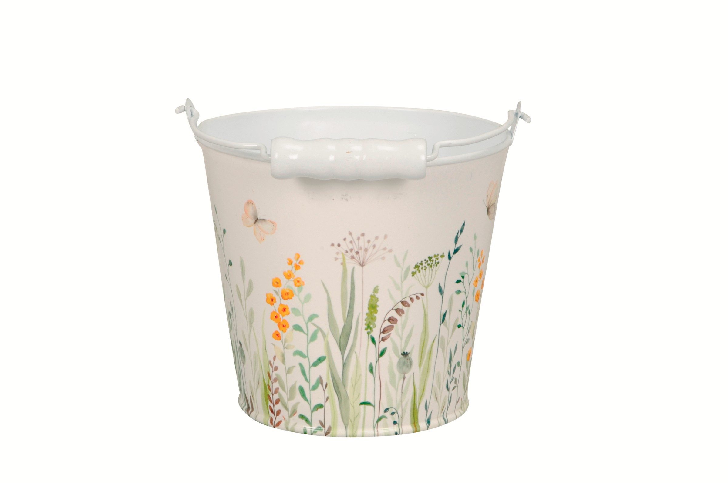 finehomegarden Blumentopf Eimer Metall mit Henkel günstig online kaufen