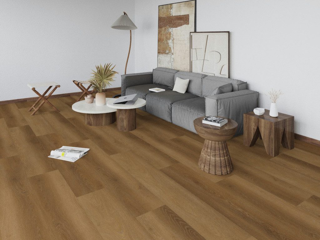 Timefloor Vinylboden Timefloor Vinylboden Premium Long Eiche Grau Landhausdiele 2 mm