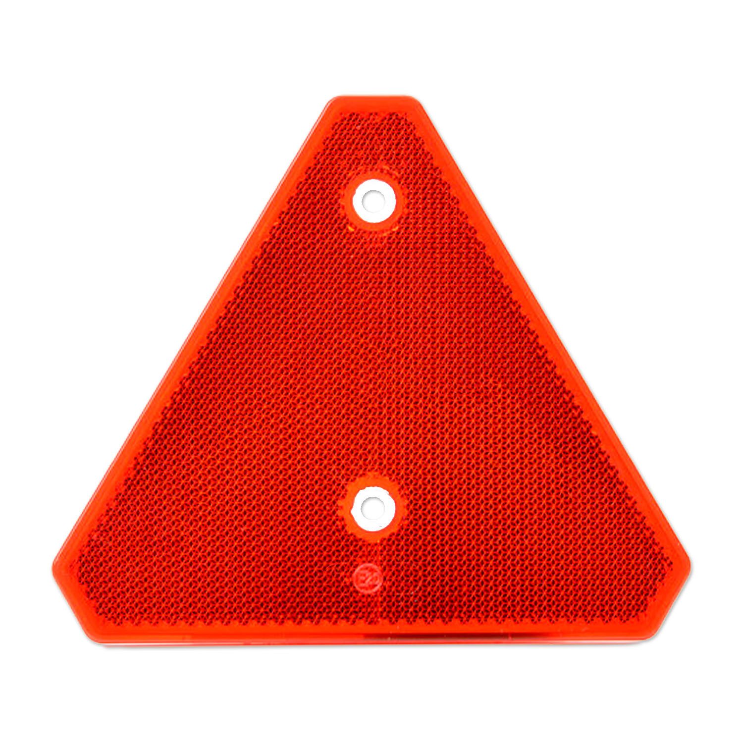 Impulse Innovation Blitzlichtreflektoren Dreieckrückstrahler, Reflektor, 140x125mm, gebohrt, Rot