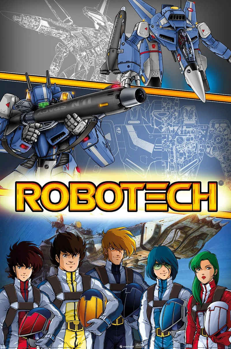 PYRAMID Poster Robotech Poster VF Crew 61 x 91,5 cm