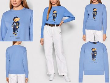 Ralph Lauren Sweatshirt POLO RALPH LAUREN Bear Paris Bär Sweatshirt Sweater Pullover Pulli XXS