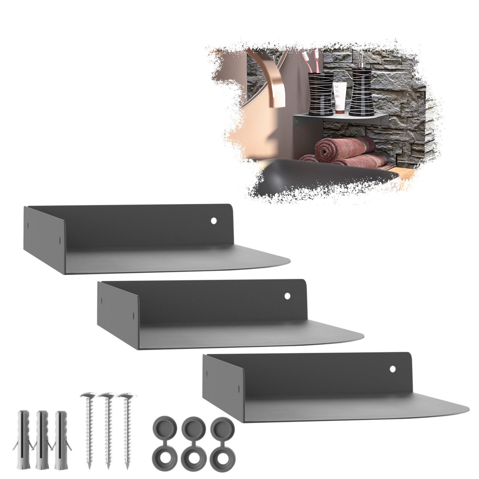 SO-TECH® Wandregal Eckregal HOVER 20/30 x günstig online kaufen