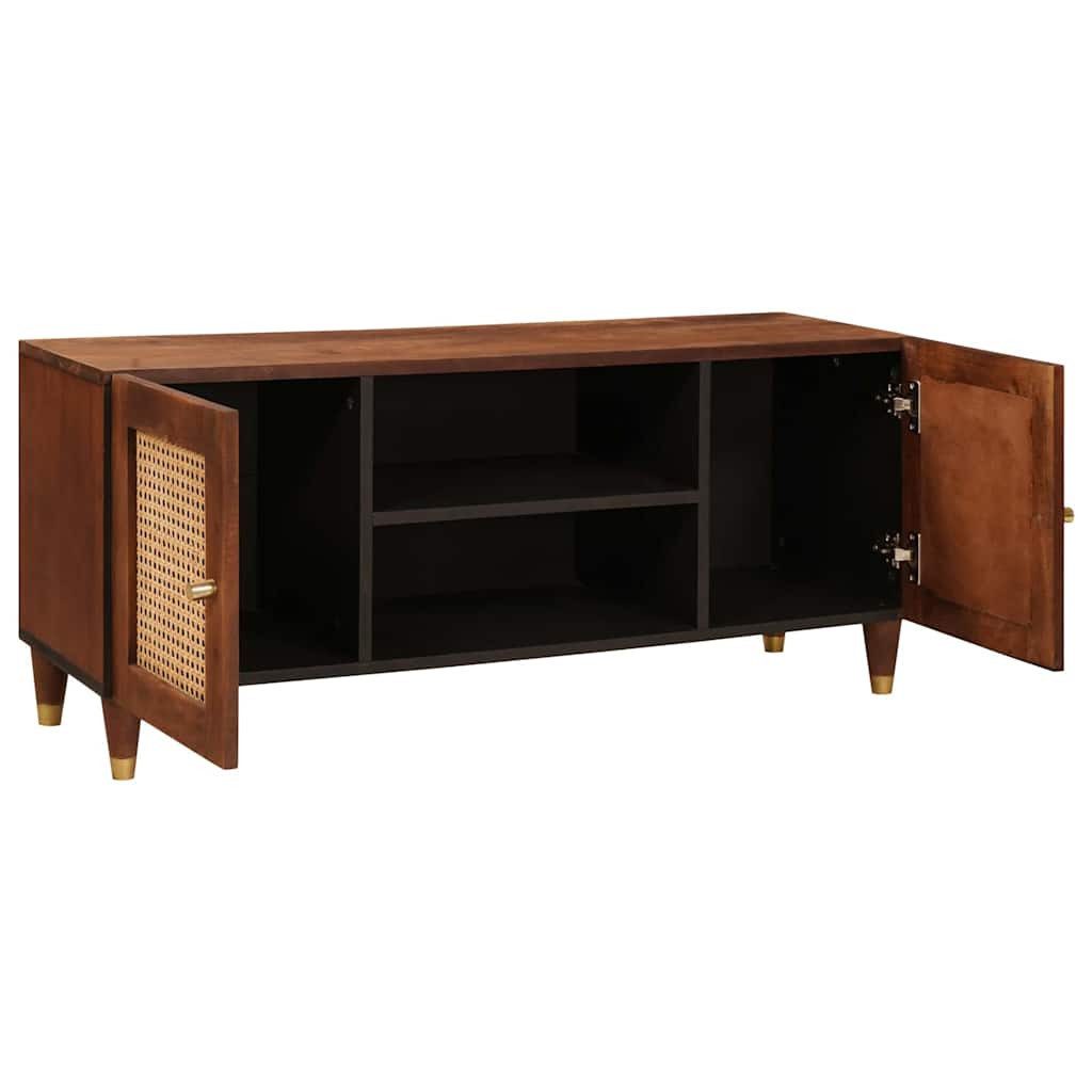 vidaXL Media-Regal Medienlagerung Schränke & Regale Braun 105 x 33,5 x 46 cm, 1-tlg.