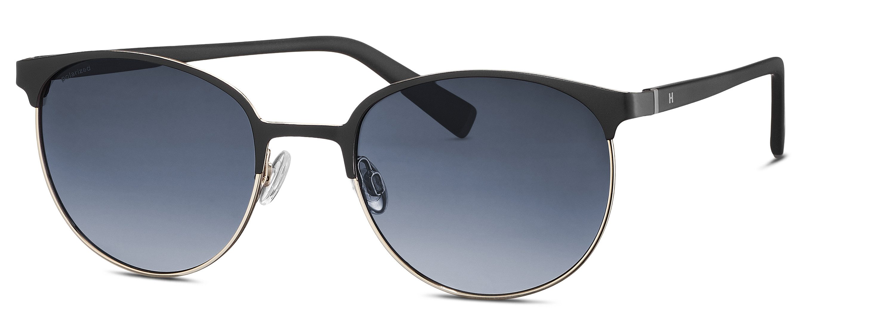 HUMPHREY´S eyewear Sonnenbrille Modell 586142 Form Karree/Eckig, Logoschriftzug auf Bügel, Metallfassung