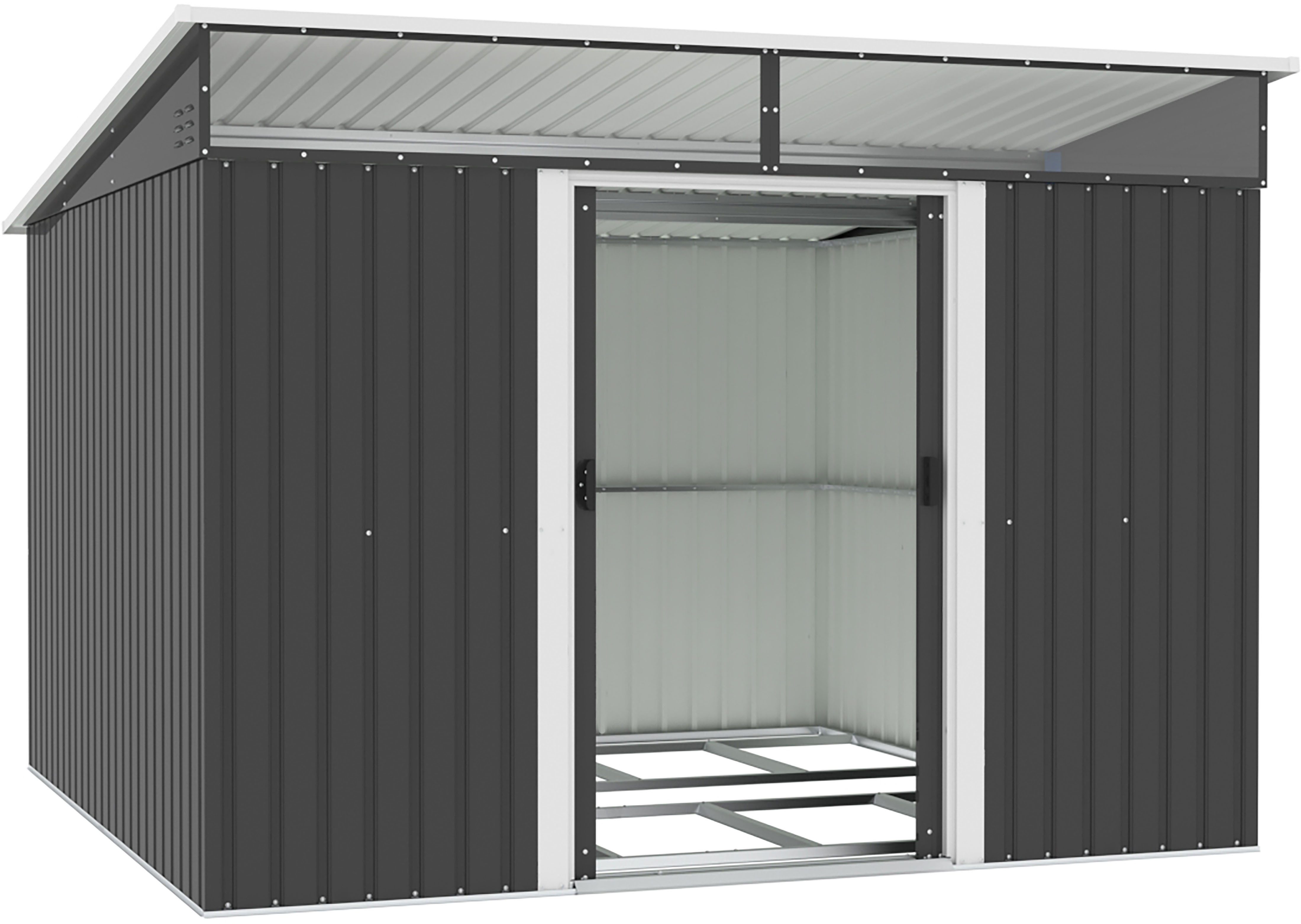 KONIFERA Gerätehaus Metallgerätehaus, BxT: 250x200 cm