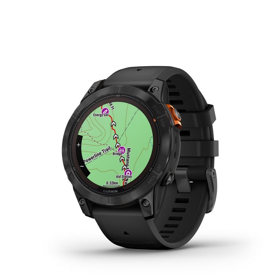 Garmin FENIX 7 PRO - SOLAR EDITION Smartwatch (3,302 cm/1,3 Zoll), Mehr als  80 Sport- und Outdoor-Apps begleiten dich bei allem, was du vorhast