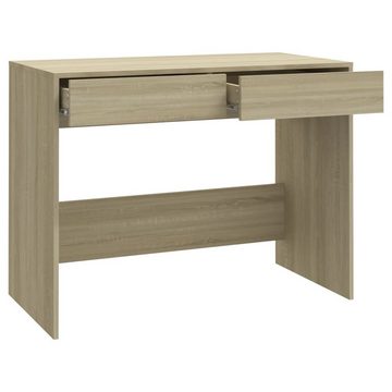 vidaXL Schreibtisch Schreibtisch Sonoma-Eiche 101x50x76,5 cm Holzwerkstoff