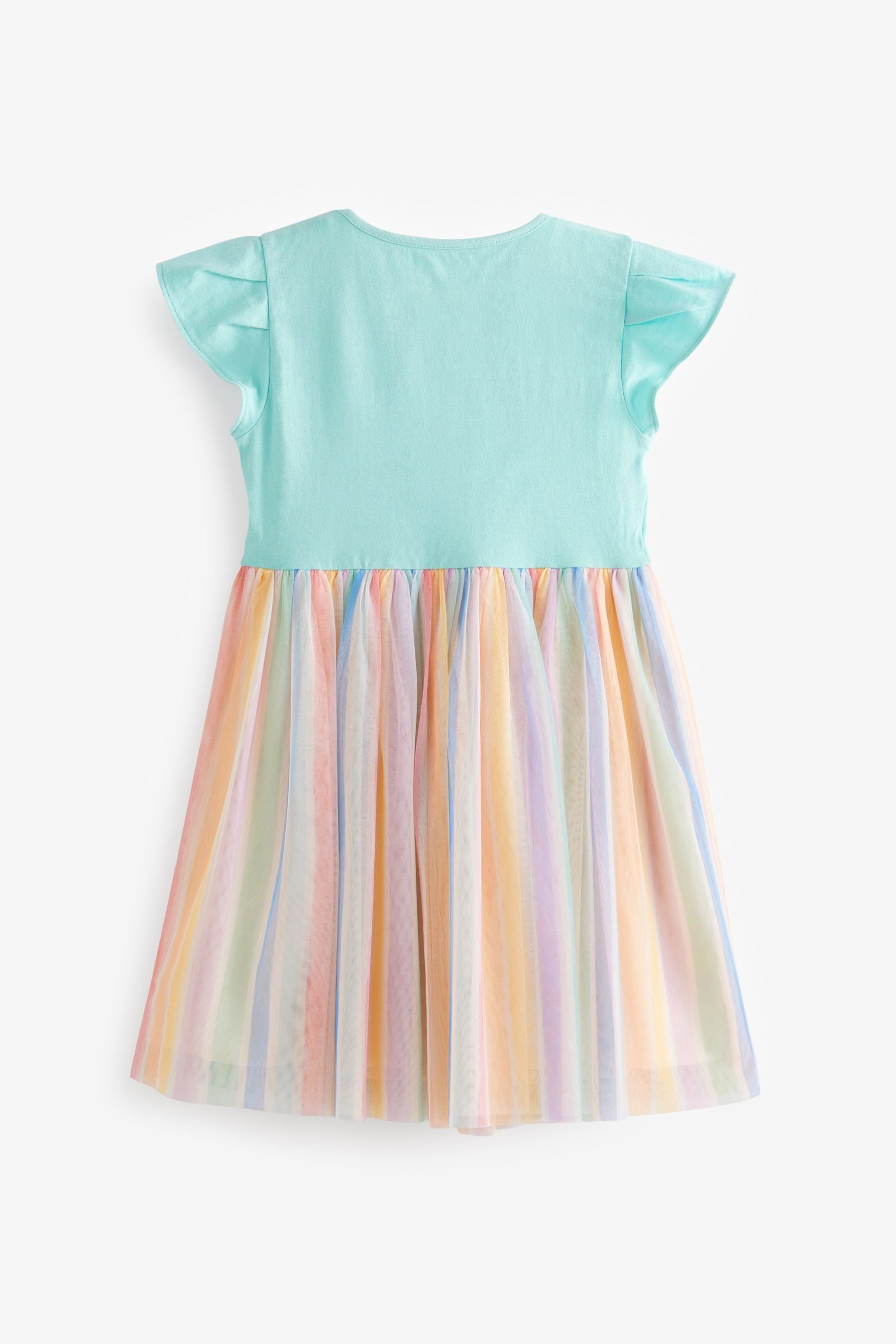 Next 2-in-1-Kleid Kleid mit Rainbow Rock Teal Blue (1-tlg)