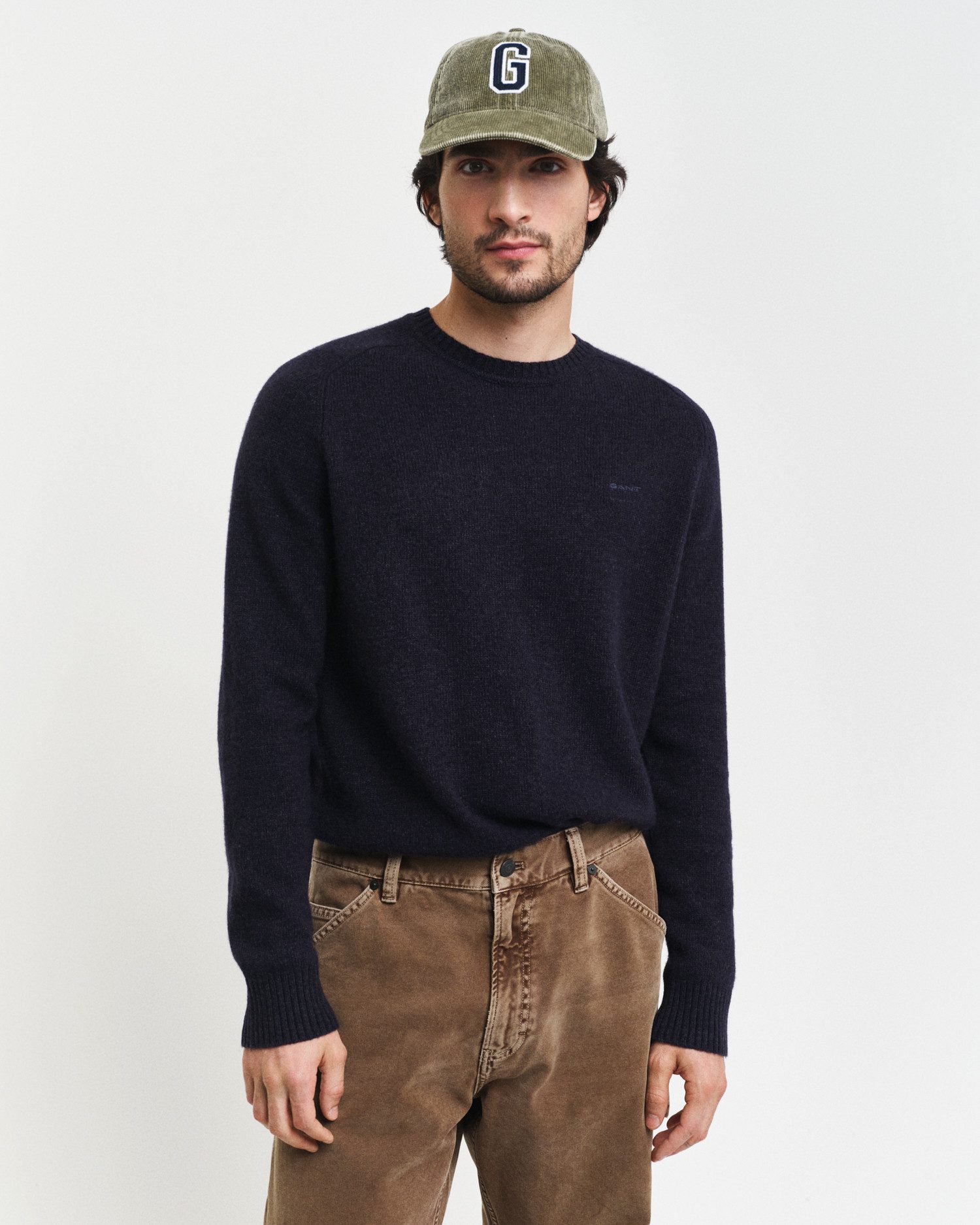 Gant Rundhalspullover WOOL BLEND C-NECK in günstig online kaufen