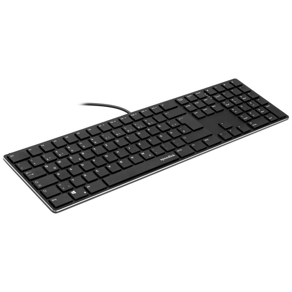 Speedlink Metal Scissor Keyboard Tastatur (Geräuscharme Tasten)