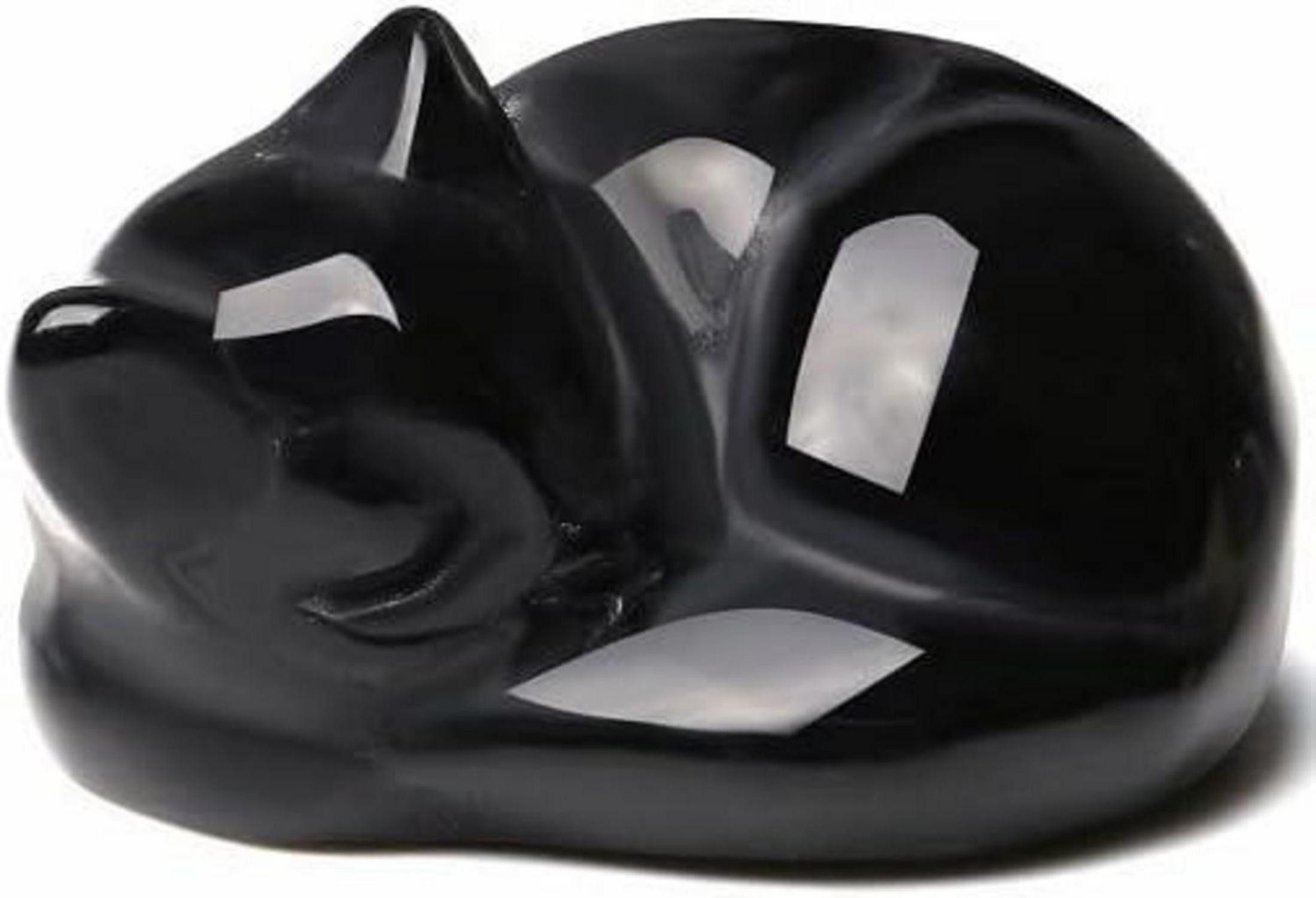 LuxusKollektion Edelstein Obsidian Katze Figur Dekor günstig online kaufen