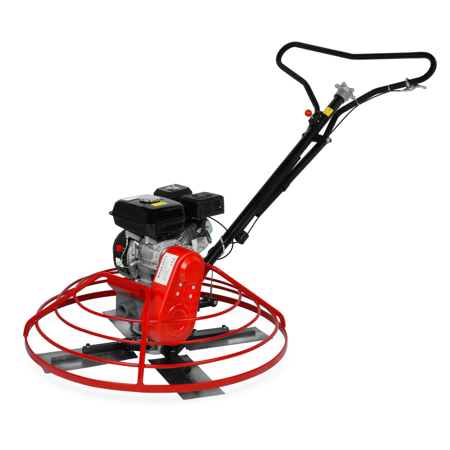 EBERTH Glättekelle Flügelglätter Betonglätter Estrichglätter Benzin 6,5PS (1-St) Inkl. Glättteller, Durchmesser 96cm, 4-Takt Motor, 196ccm
