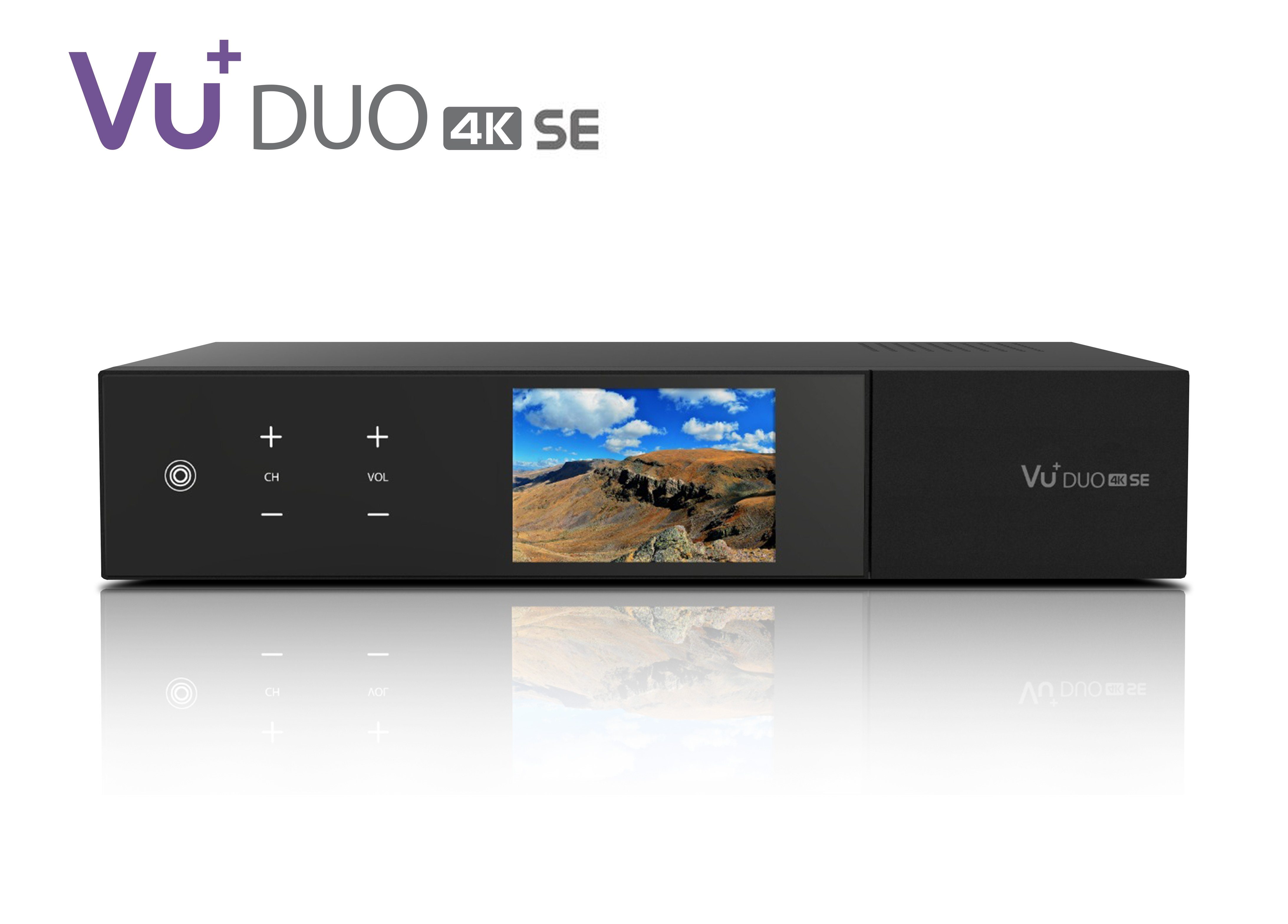 VU+ VU+ Duo 4K SE 1x DVB-S2X FBC Twin Tuner 2 TB HDD Linux Receiver UHD Satellitenreceiver
