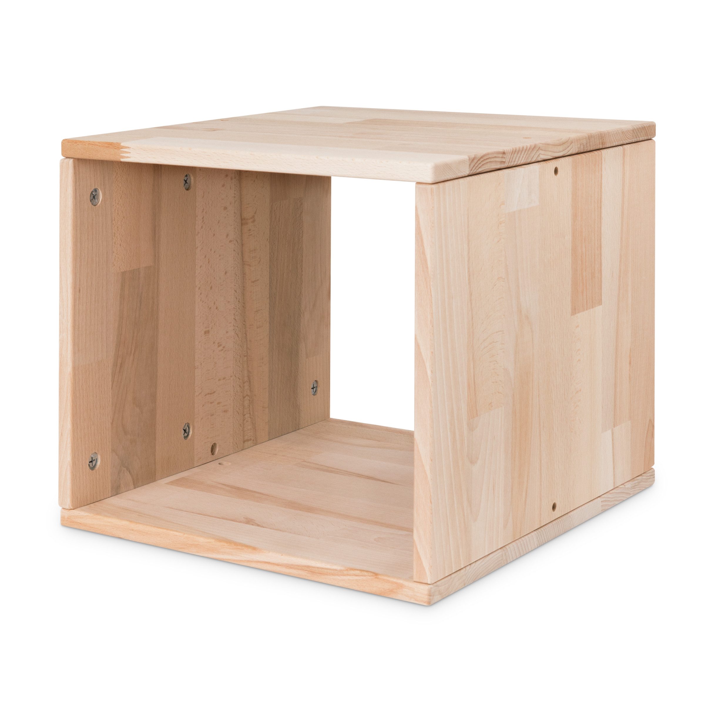 Ehrenkind Kinderregal Aufbewahrungssystem, Regalsystem modular, Klein 31.5 cm − 1 Fach Natur Ohne Boxen, Offener Stauraum für selbstständiges Aufräumen