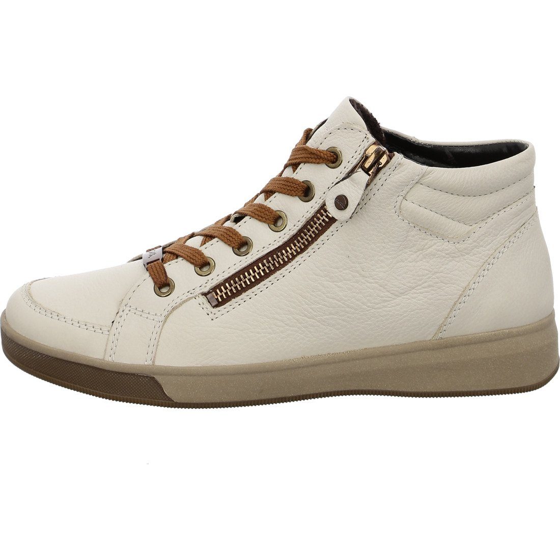 Sneaker 049143 Damen Sneaker Leder Schuhe, - Ara offwhite Ara Rom