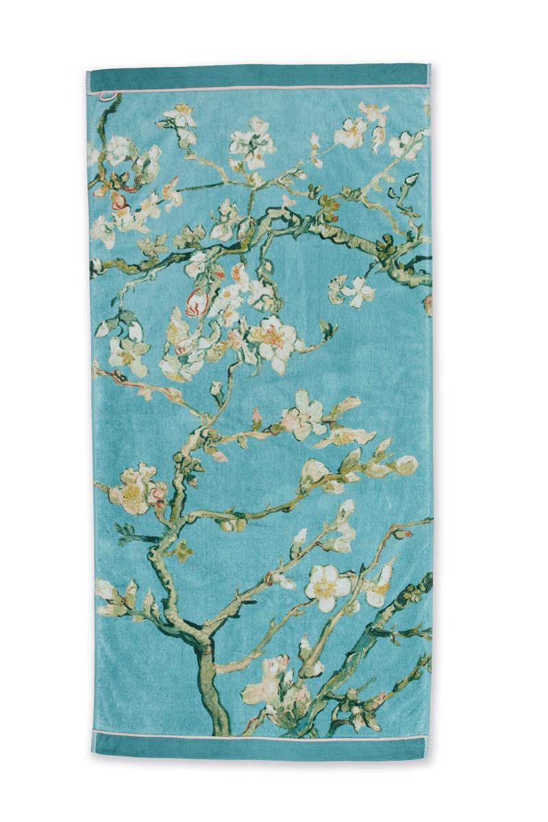 Beddinghouse x Van Gogh Museum Badetuch Blossom Towel_Blue_UV_UV_70x140 1 Duschtuch 70 x 140 cm, (1-St), Badetuch Duschtuch Liegetuch