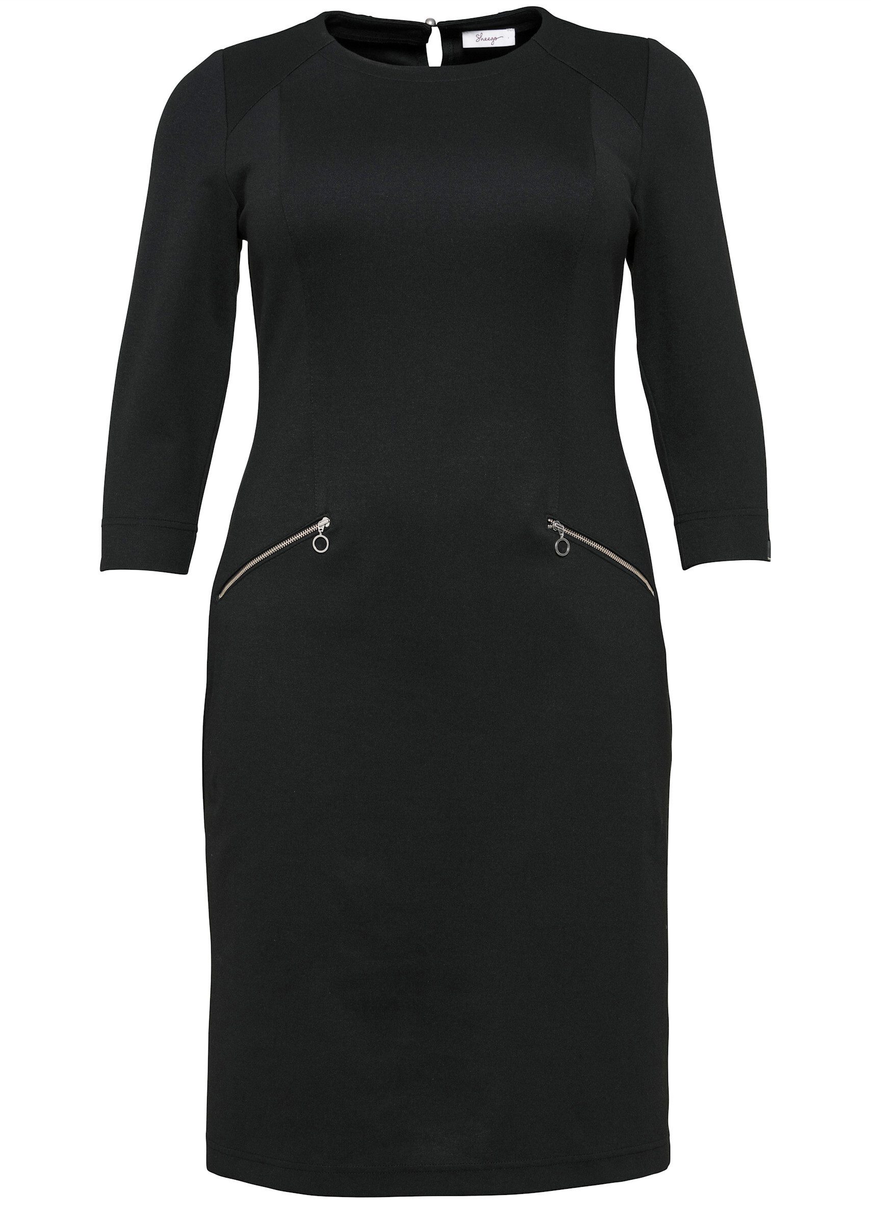 Jerseykleid Etuikleid 3/4-Arm