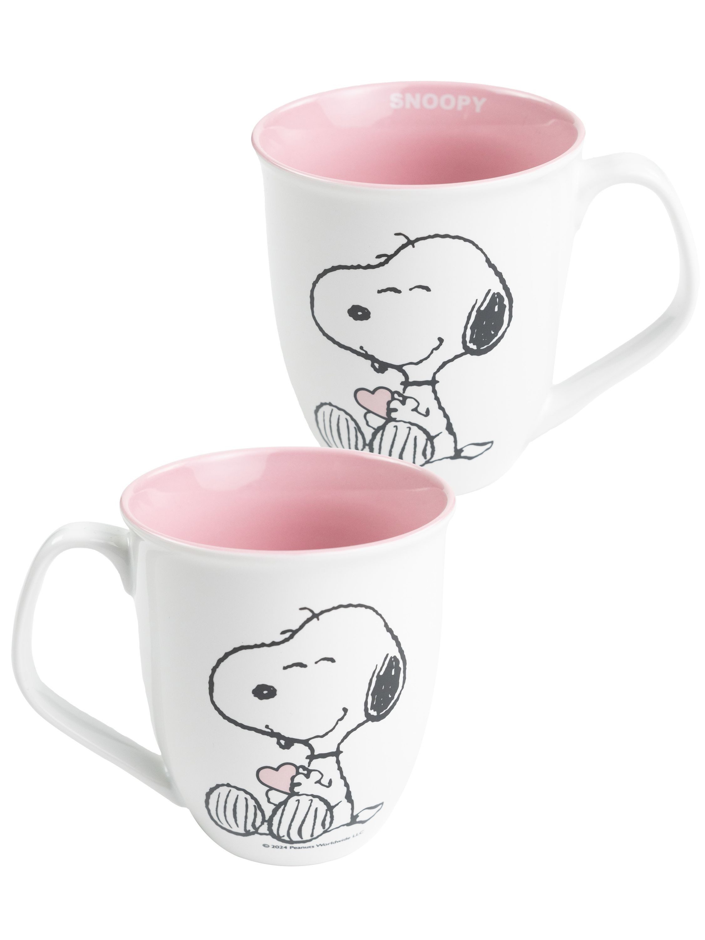 Tasse The Peanuts Snoopy Kaffeetasse Becher Kaffeebecher Keramik 280 ml