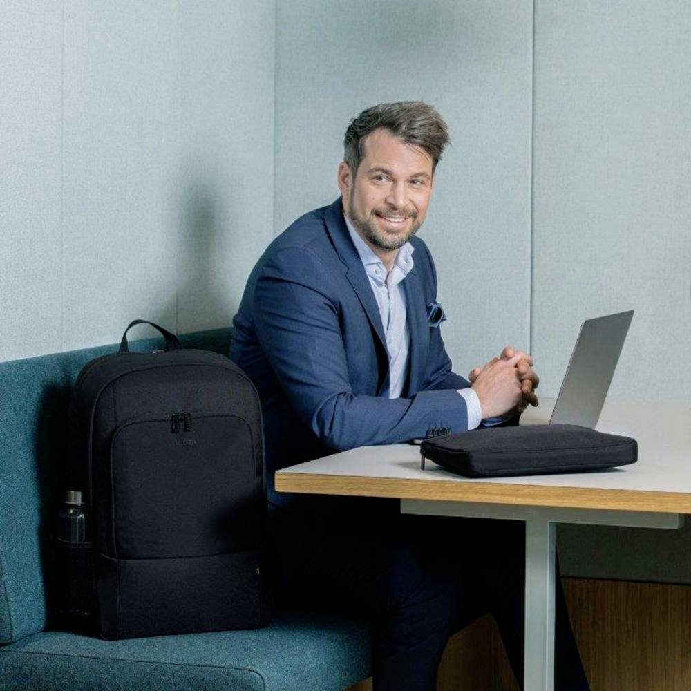 DICOTA Notebookrucksack Notebook Rucksack Eco BASE Passend für maximal: 43,9 cm (17,3) Schwarz