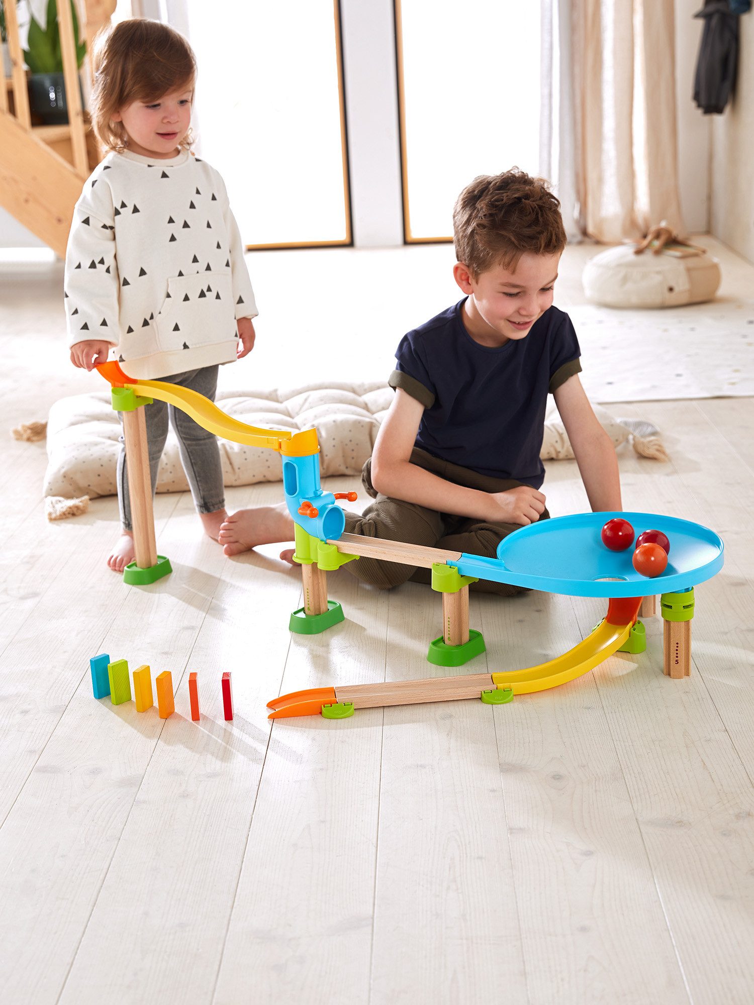 Haba Kugelbahn Kullerbü – Kugelbahn Kugel-Stau, unisex neutral – Bild 2 von 5
