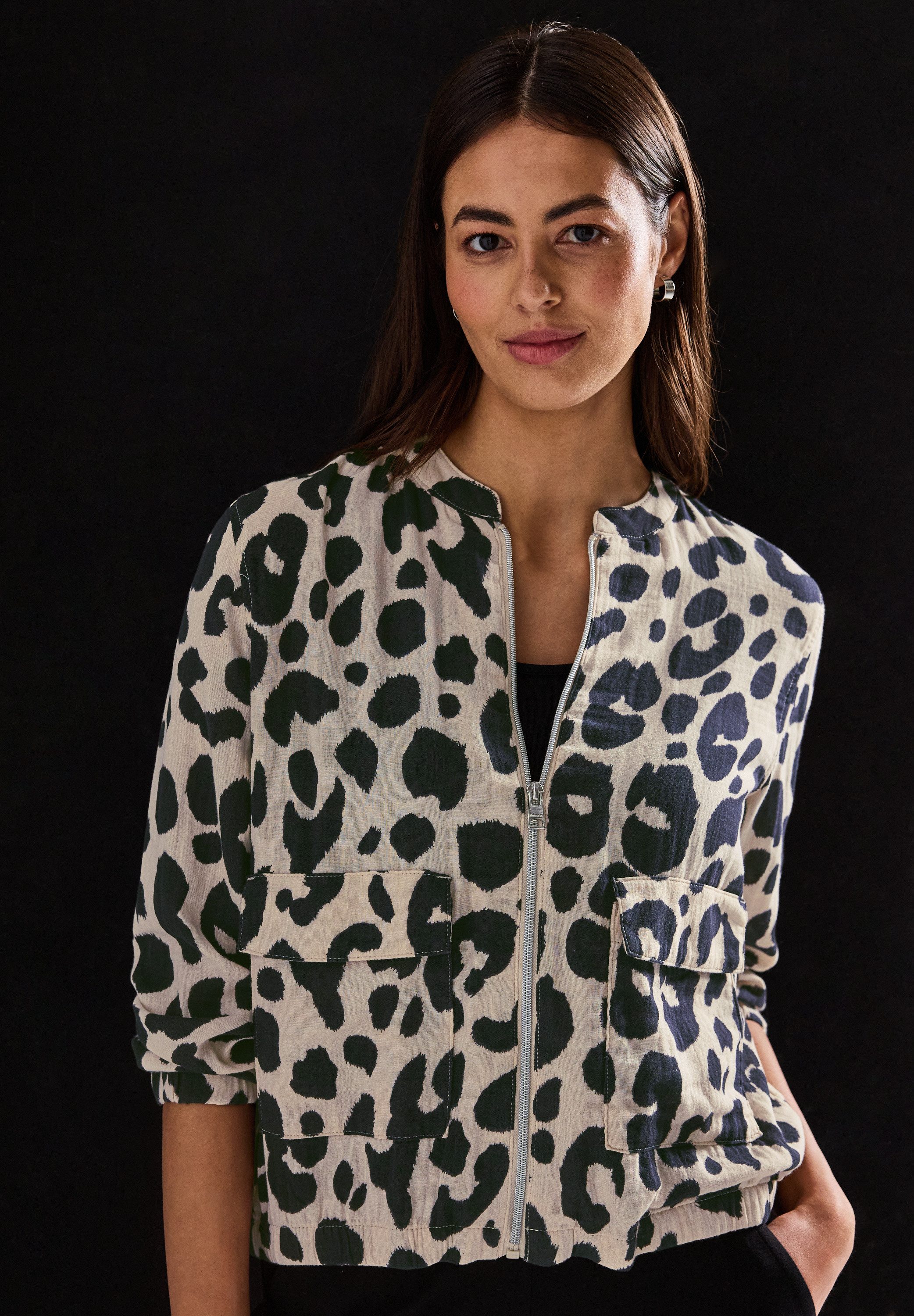STREET ONE Blouson mit animal Print günstig online kaufen