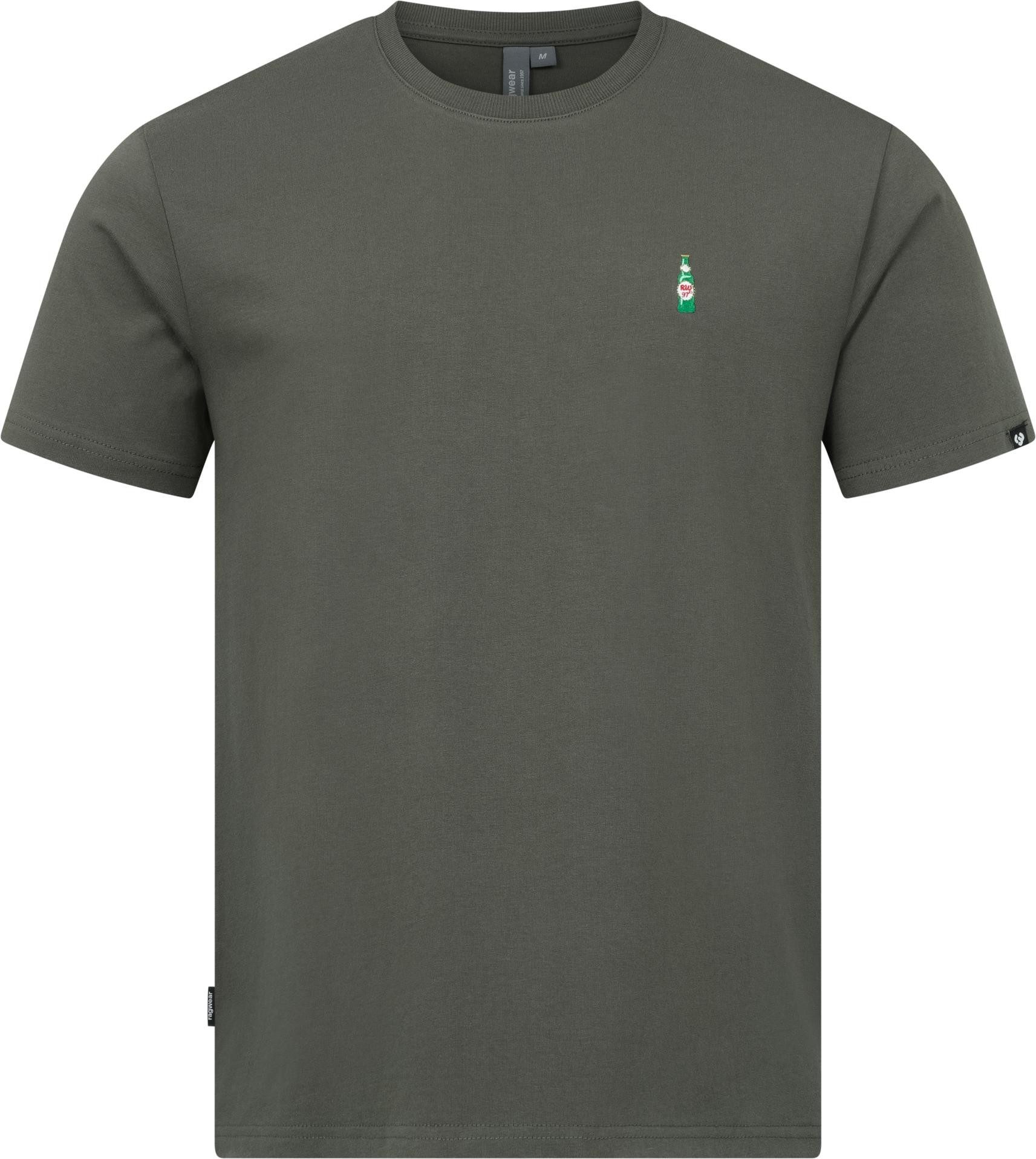 Ragwear T-Shirt Samms C Gots YOUMODO Kurzärmliges Shirt mit Flaschen-Sticke günstig online kaufen