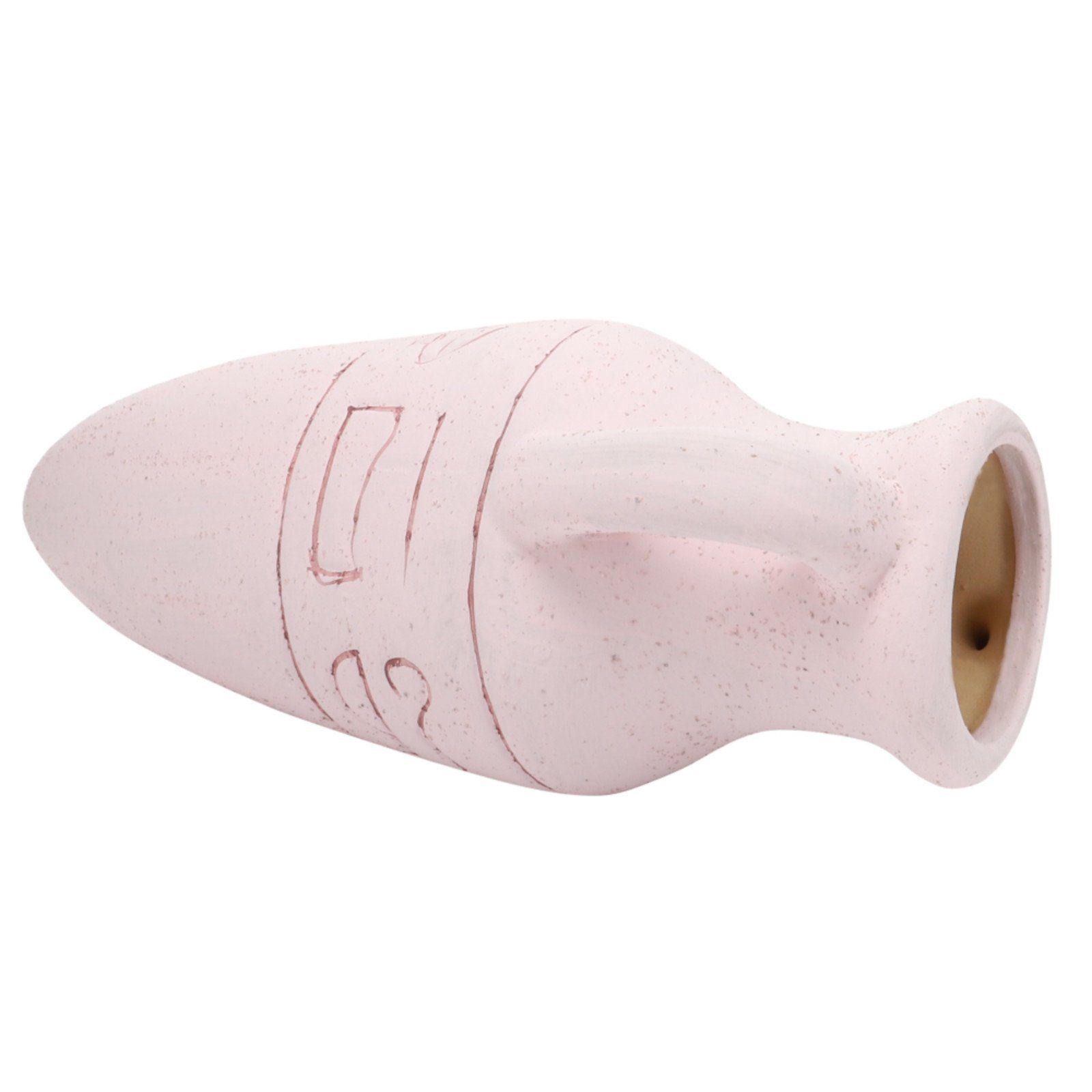 HOBBY Aquariendeko Amphore sand M natürliche Aquariendekoration - 21 cm