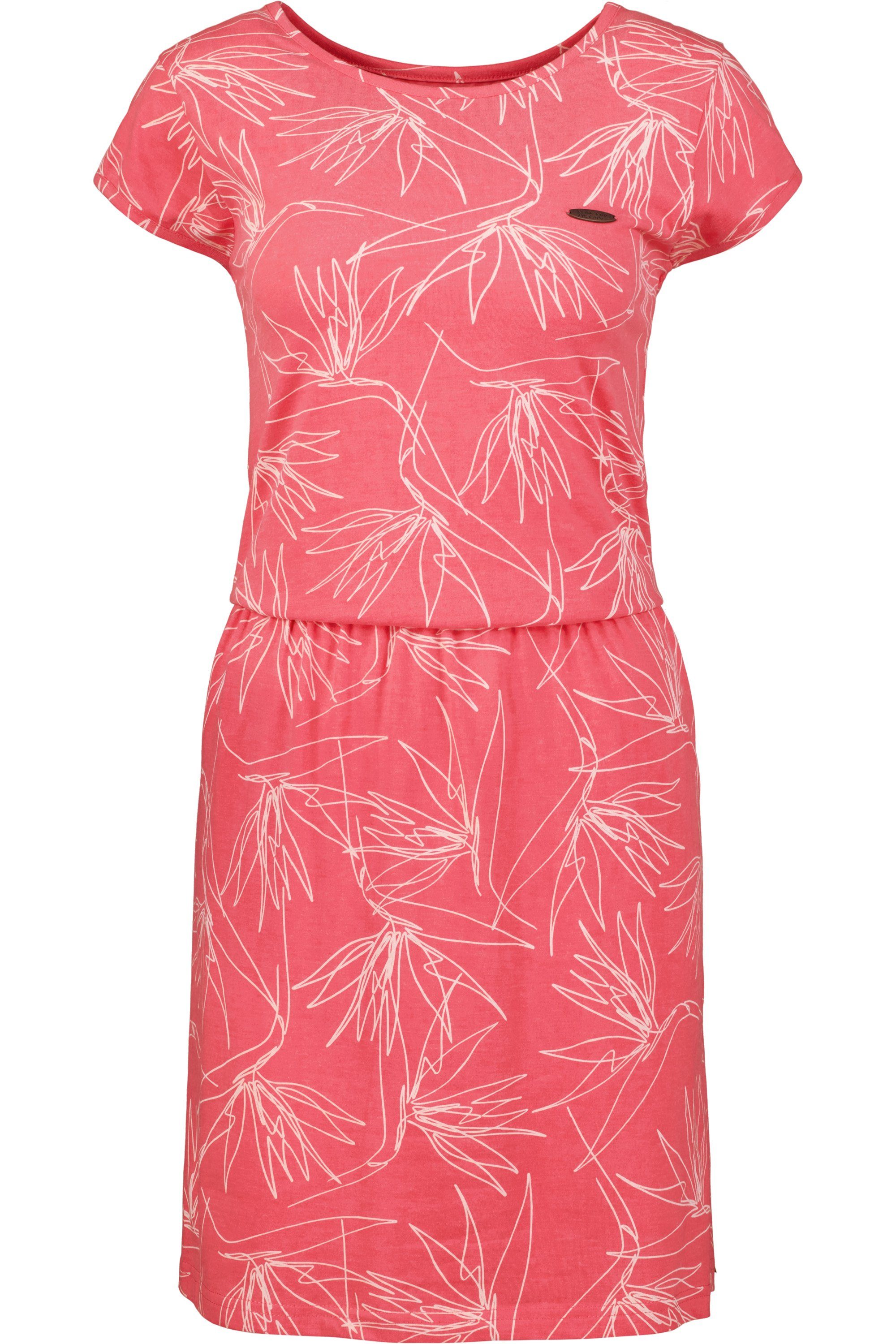 Alife & Kickin Sommerkleid ShannaAK Shirt Kleid coral B Sommerkleid, Damen melange Dress