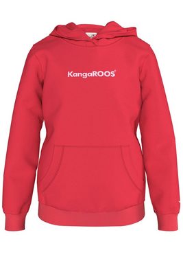 KangaROOS Kapuzensweatshirt mit Flockdruck