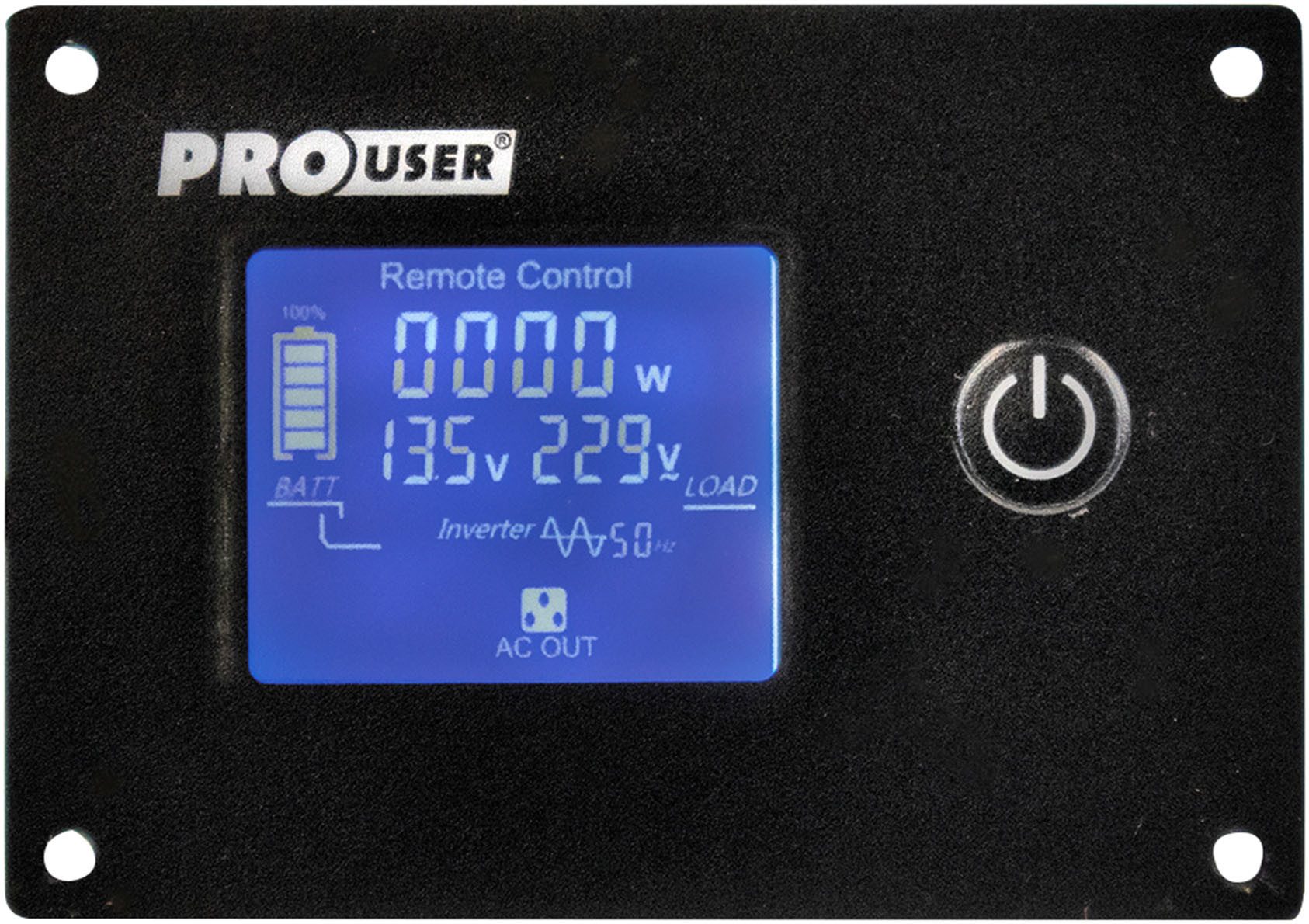 PROUSER Wechselrichter Spannungswandler Sinus 3000W