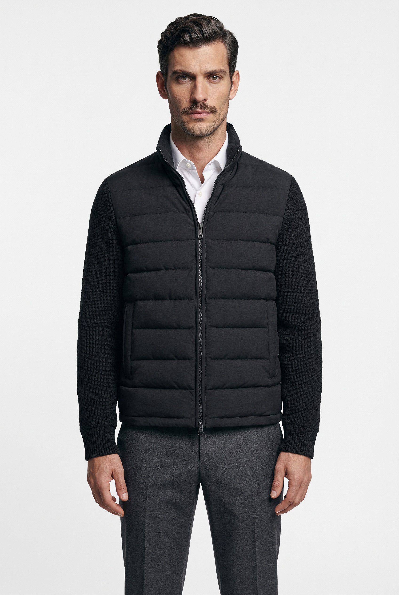 Colmar Steppjacke Stehkragen Regular Fit, 2-Wege-Zipper