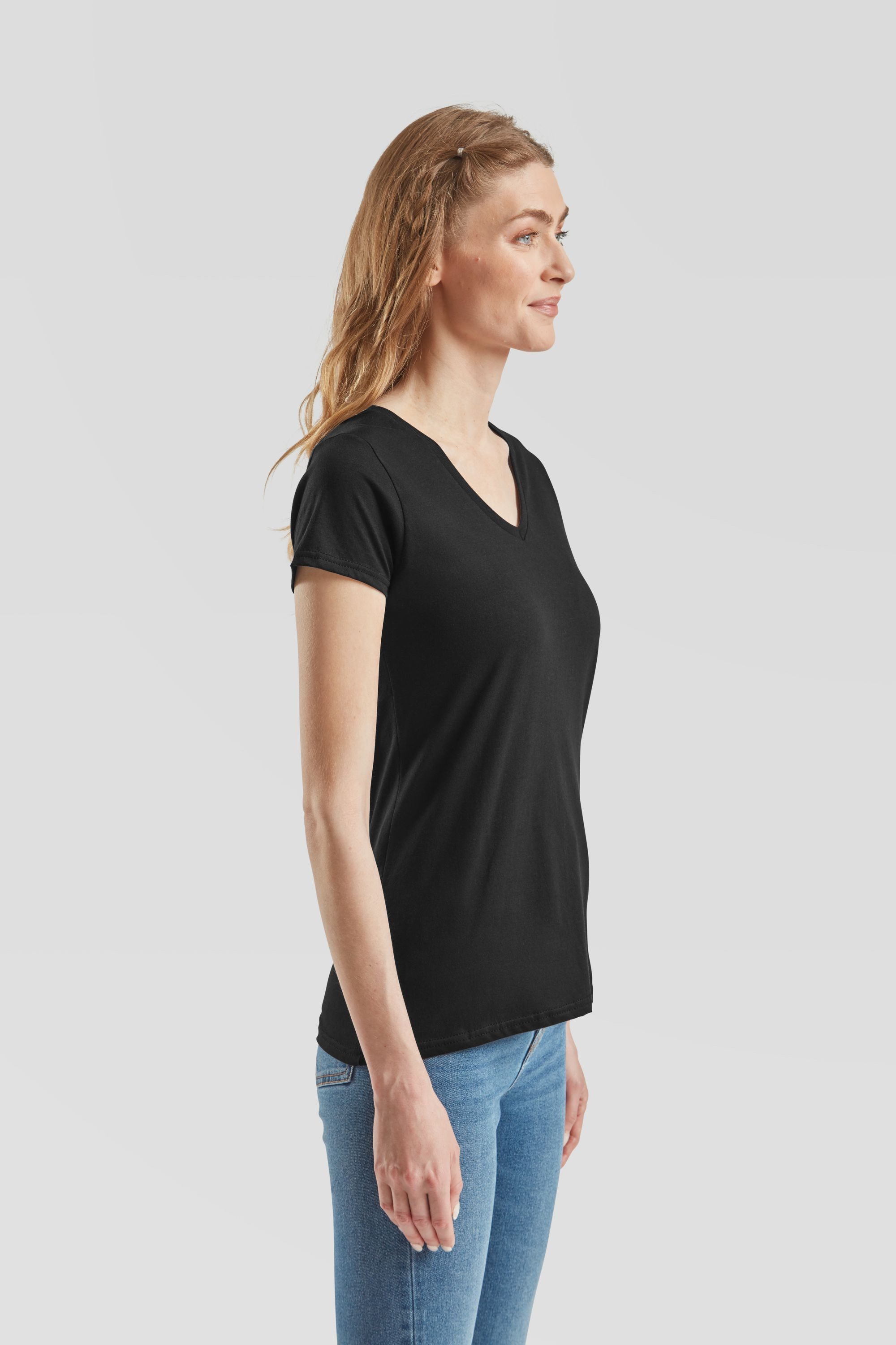 Fruit of the Loom V-Shirt Ladies Iconic 150 V-Neck T-Shirt