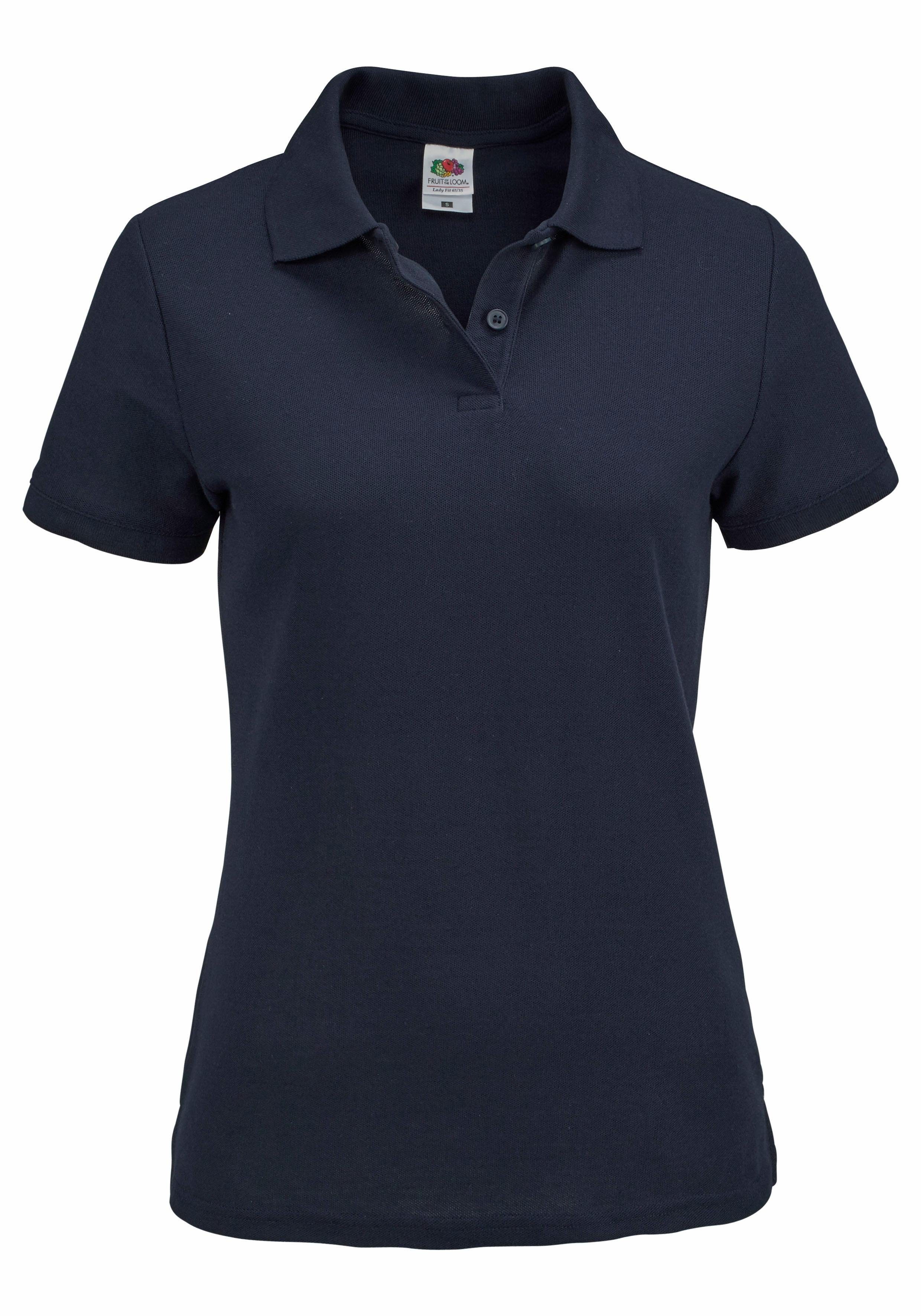 Fruit of the Loom Poloshirt Lady-Fit Premium Polo Sommershirt, unifarben, aus reiner Baumwolle – Bild 4 von 5