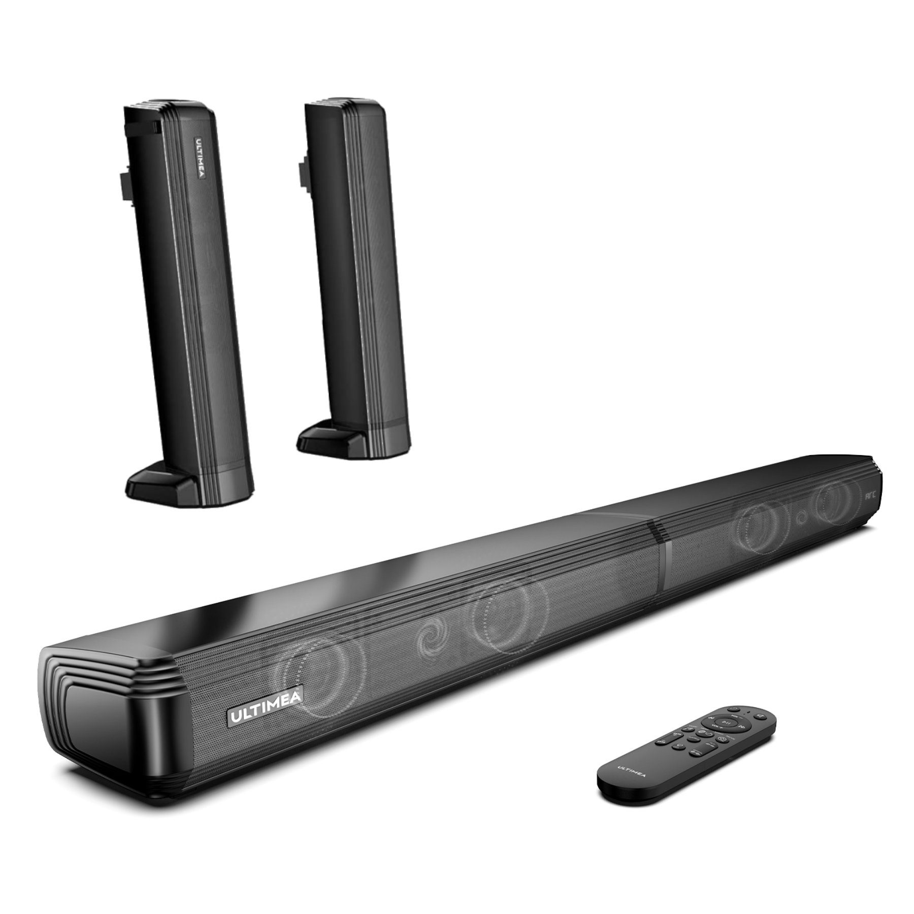 Ultimea U3300 2.2CH Soundbar (Bluetooth, 100 W, Trennbare 2-in-1)