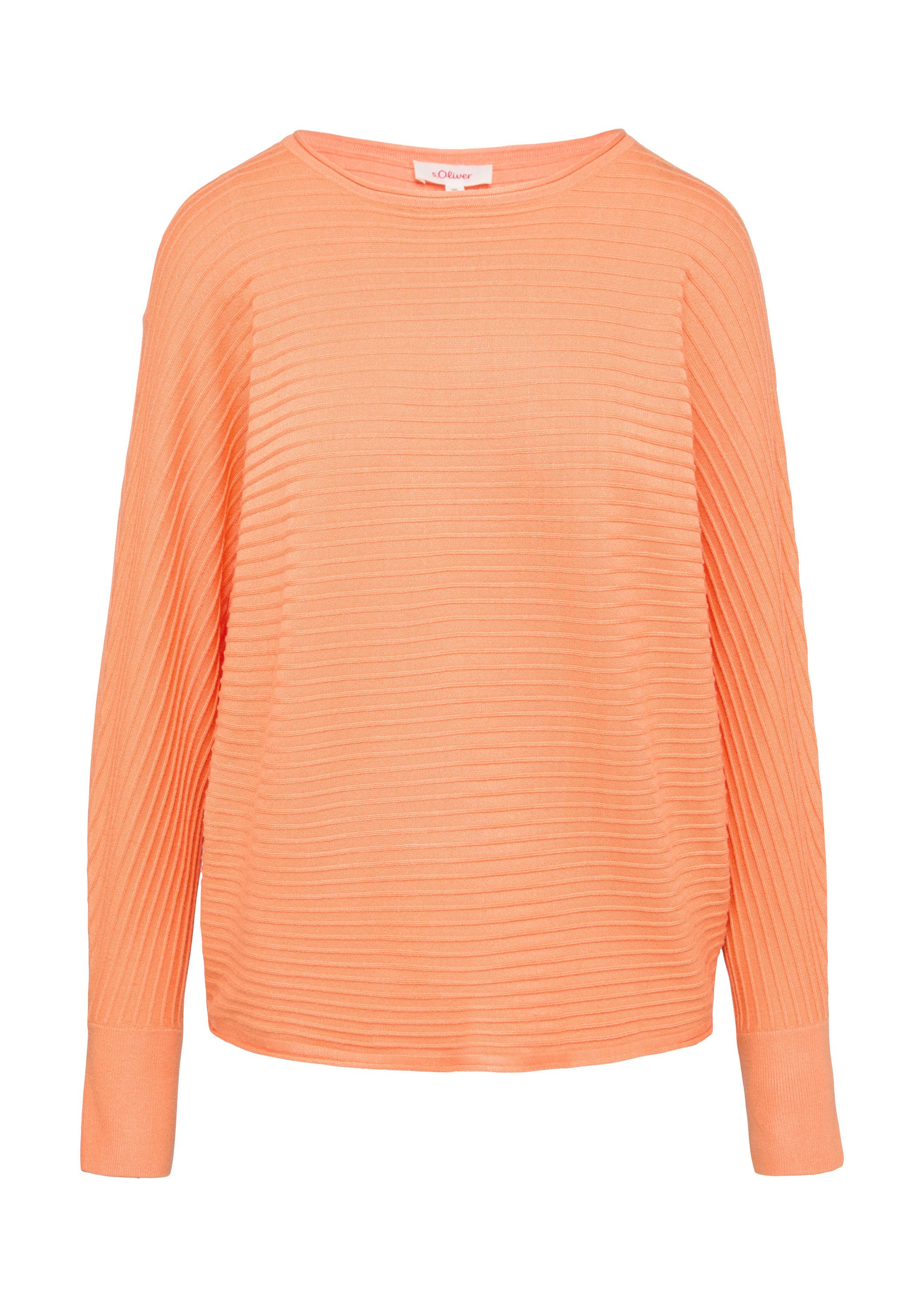 s.Oliver Longpullover Strickpullover Weicher Strickpullover aus Viskosemix günstig online kaufen