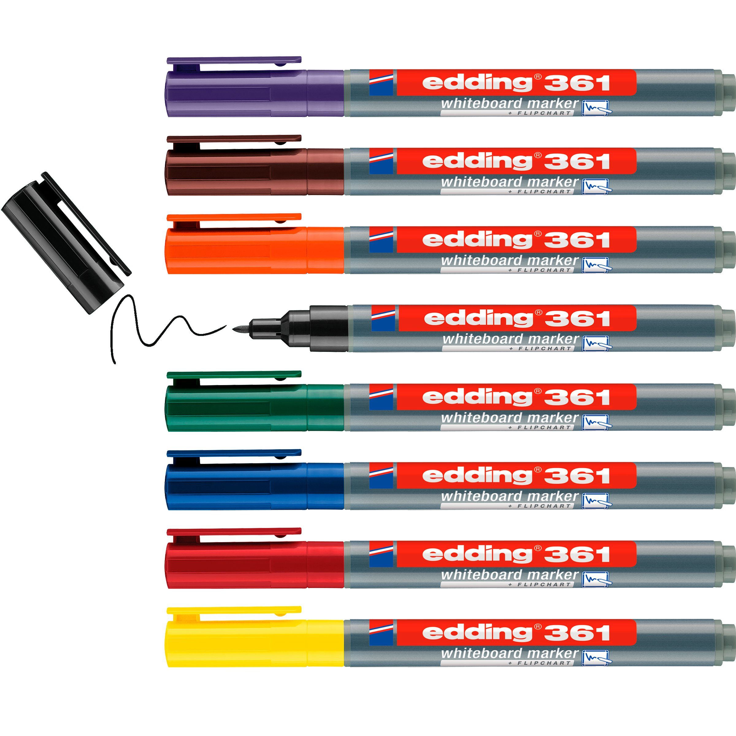 edding Marker 361 Whiteboard Marker Rundspitze, 1 mm