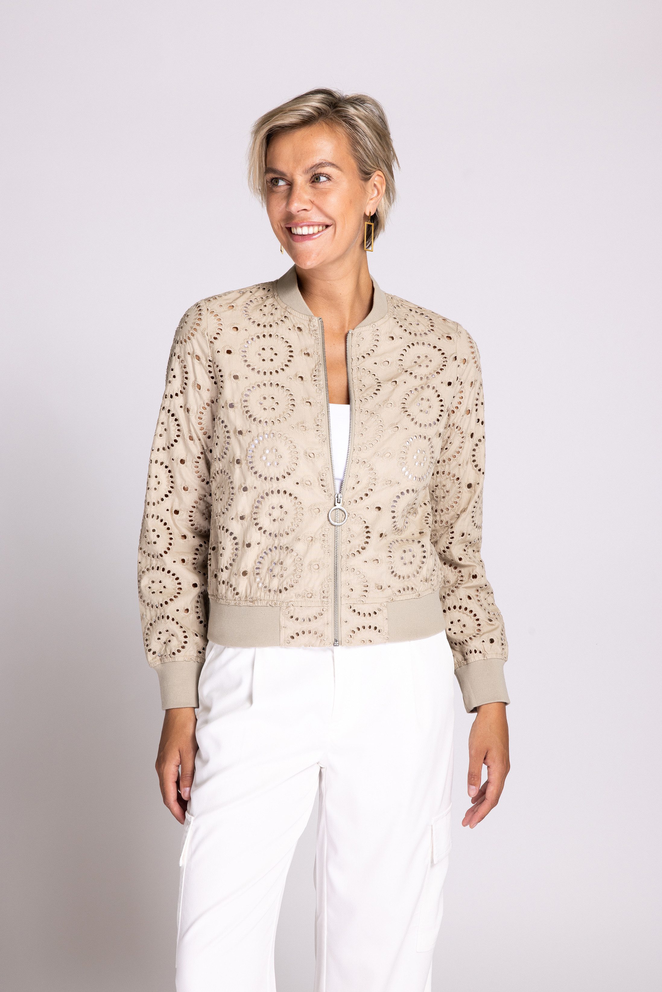 Zhrill Blouson in Unifarbe