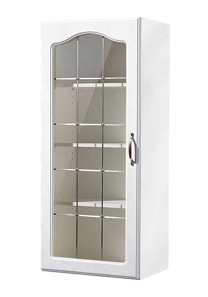 wiho Кухни Vitrinenaufsatz Linz, 50 cm breit, mit Glastür