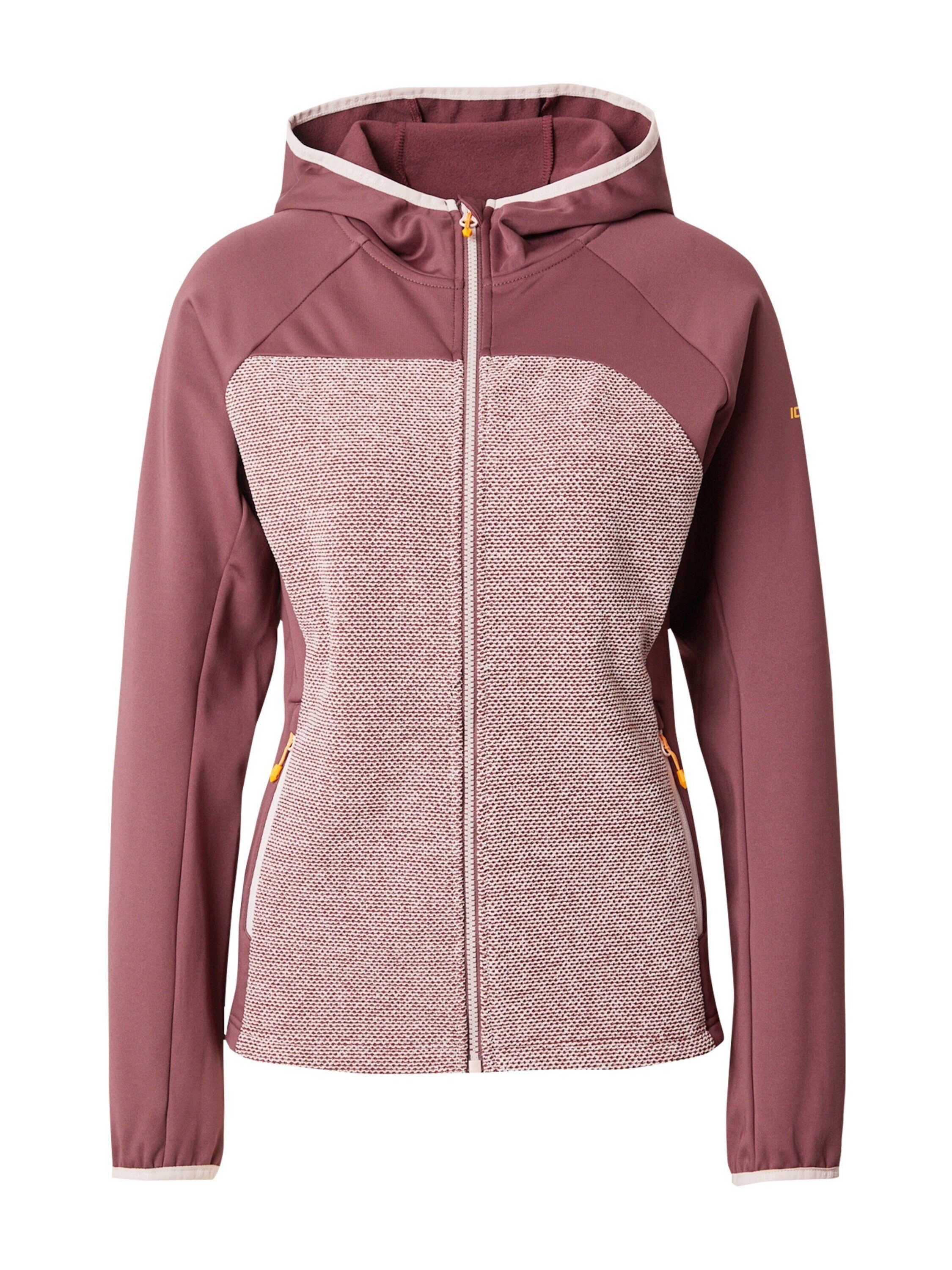 Erscheinen! Icepeak Fleecejacke BRADGATE Details (1-St) PFLAUME Plain/ohne 775