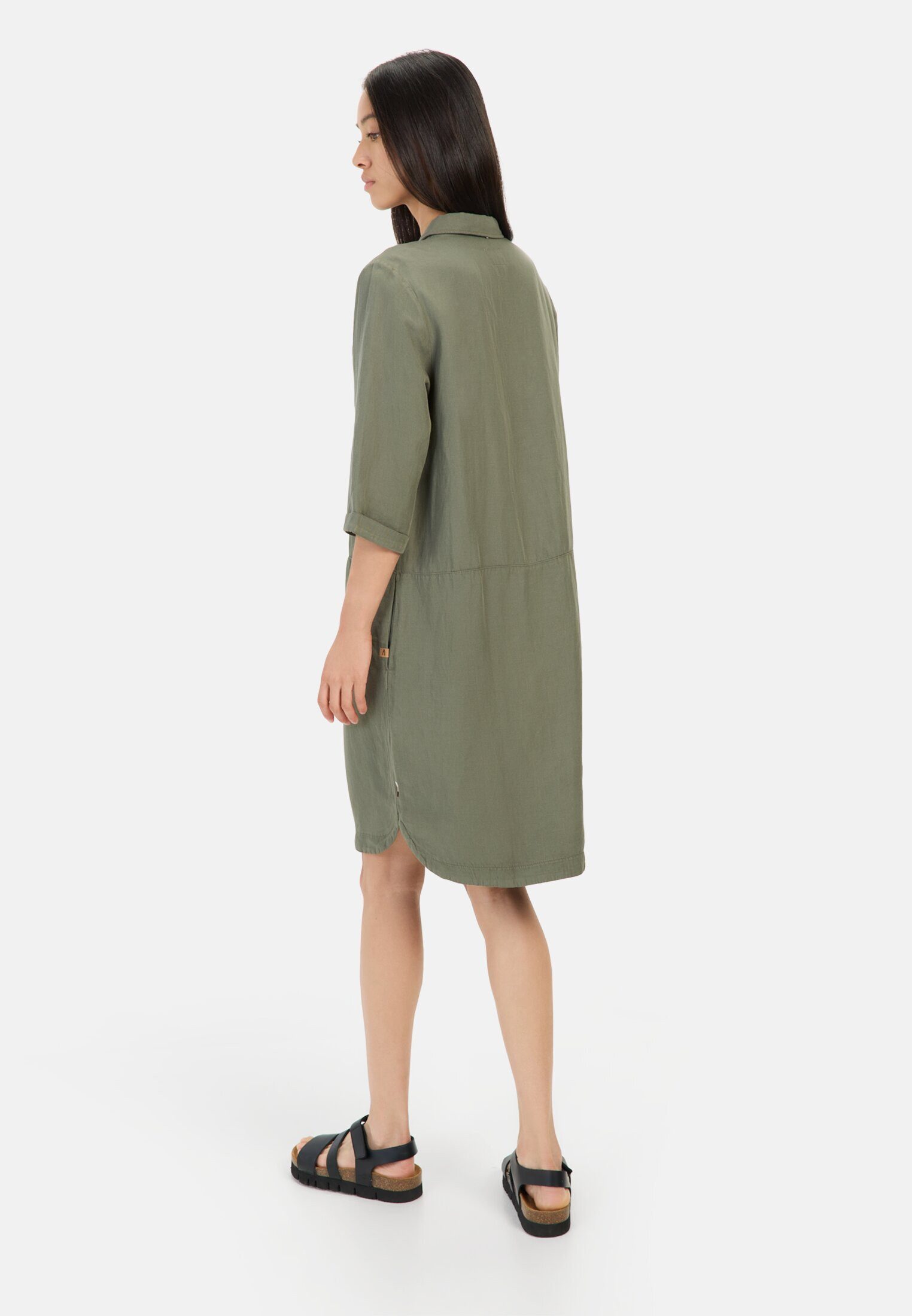 camel active Shirtkleid mit Hemdkragen Dreiviertelarm Hemdblusenkragen günstig online kaufen