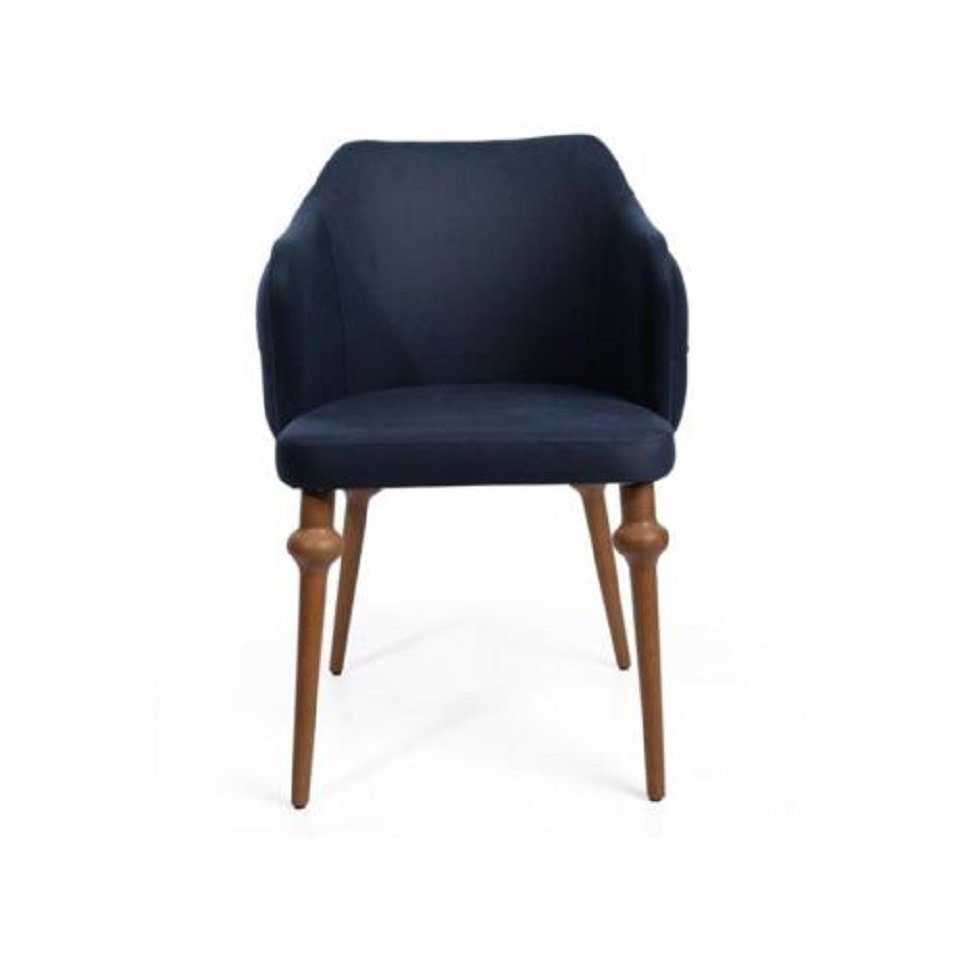 JVmoebel Stuhl Designer Textil Stuhl Stühle Esszimmerstühle Massivholz Stuhl Neu
